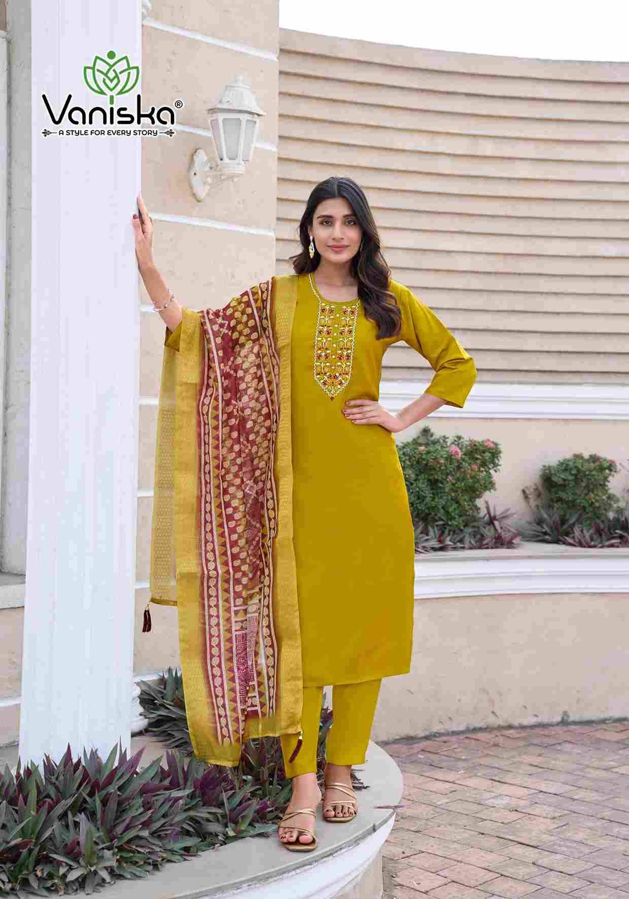 Mahek Vol-1 By Vaniska 1001 To 1006 Series Beautiful Festive Suits Colorful Stylish Fancy Casual Wear & Ethnic Wear Roman Silk Print Dresses At Wholesale Price