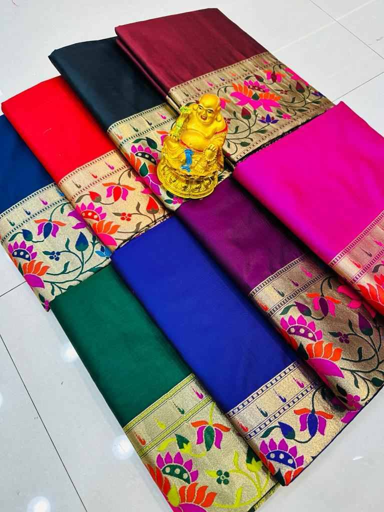 Pt Plain Body By Fashid Wholesale 01 To 08 Series Indian Traditional Wear Collection Beautiful Stylish Fancy Colorful Party Wear & Occasional Wear Pure Soft Silk With Gold Zari Sarees At Wholesale Price