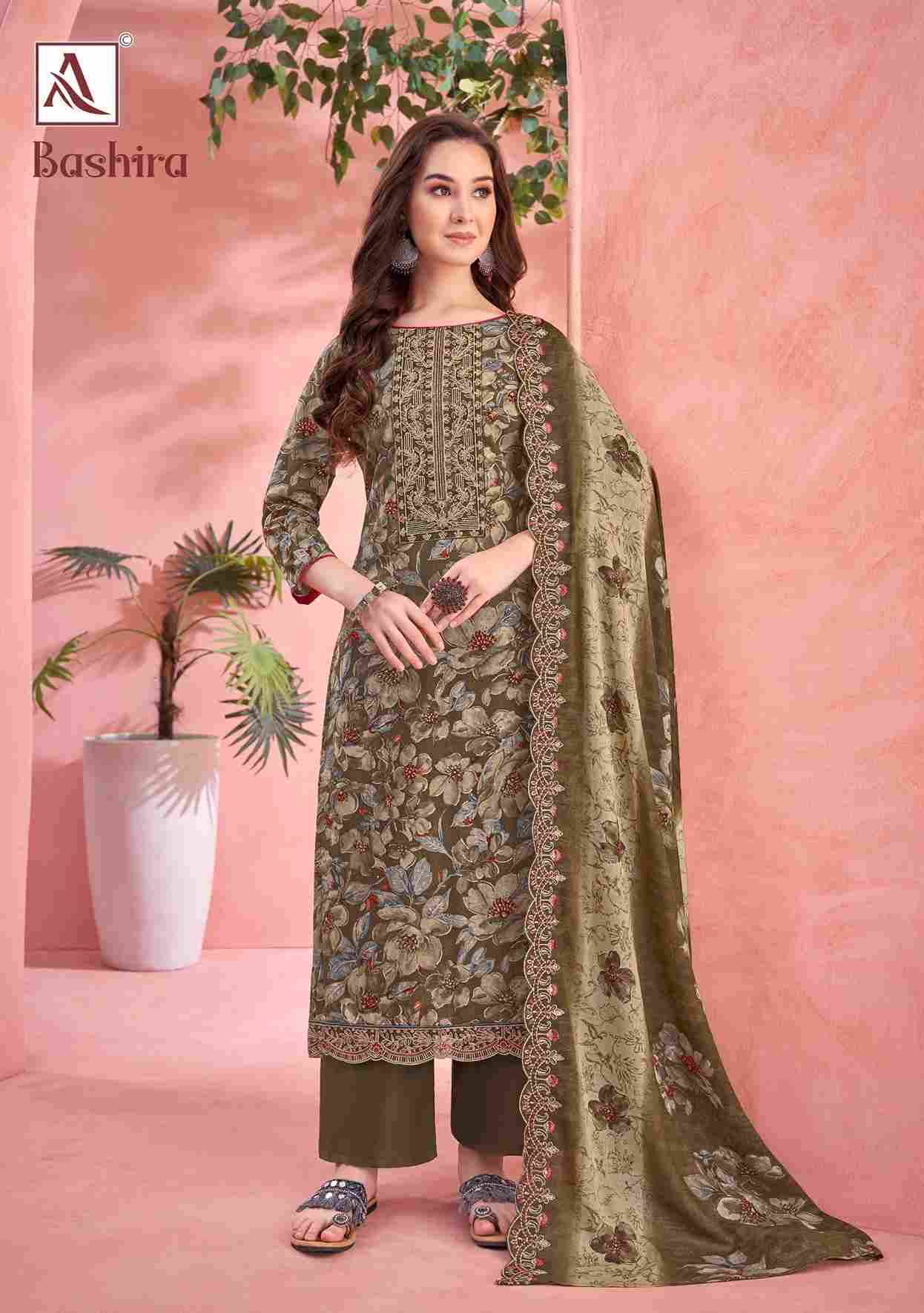 Bashira By Alok Suit 1833-001 To 1833-006 Series Beautiful Festive Suits Stylish Fancy Colorful Casual Wear & Ethnic Wear Pure Cambric Cotton Embroidered Dresses At Wholesale Price