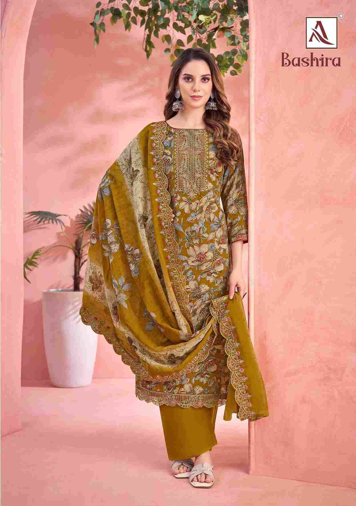 Bashira By Alok Suit 1833-001 To 1833-006 Series Beautiful Festive Suits Stylish Fancy Colorful Casual Wear & Ethnic Wear Pure Cambric Cotton Embroidered Dresses At Wholesale Price
