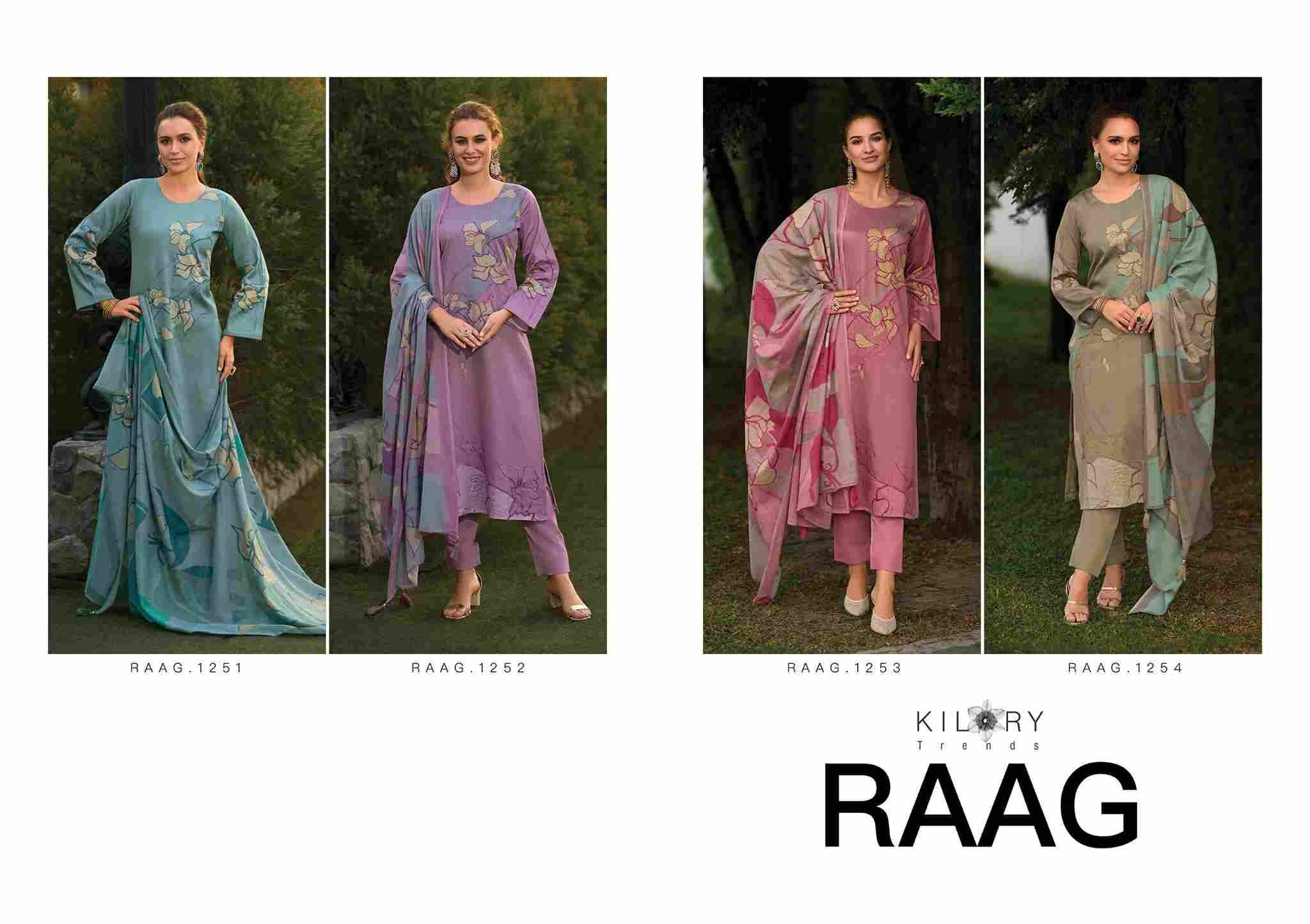 Raag By Kilory 1251 To 1254 Series Beautiful Festive Suits Colorful Stylish Fancy Casual Wear & Ethnic Wear Pure Jam Cotton Dresses At Wholesale Price