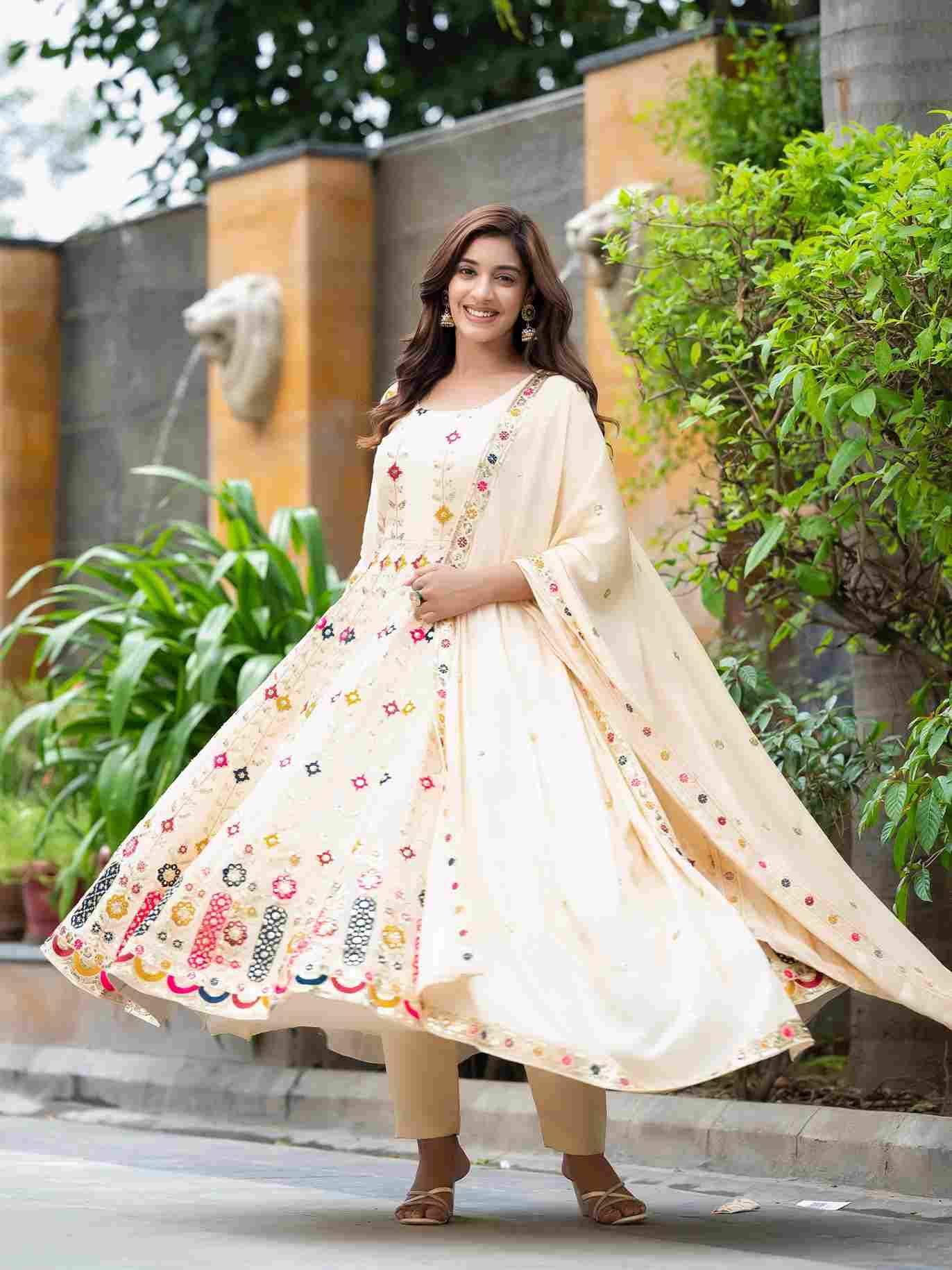 Sf-Alia By Fashid Wholesale Beautiful Stylish Festive Suits Fancy Colorful Casual Wear & Ethnic Wear & Ready To Wear Pure Chinnon Silk Dresses At Wholesale Price
