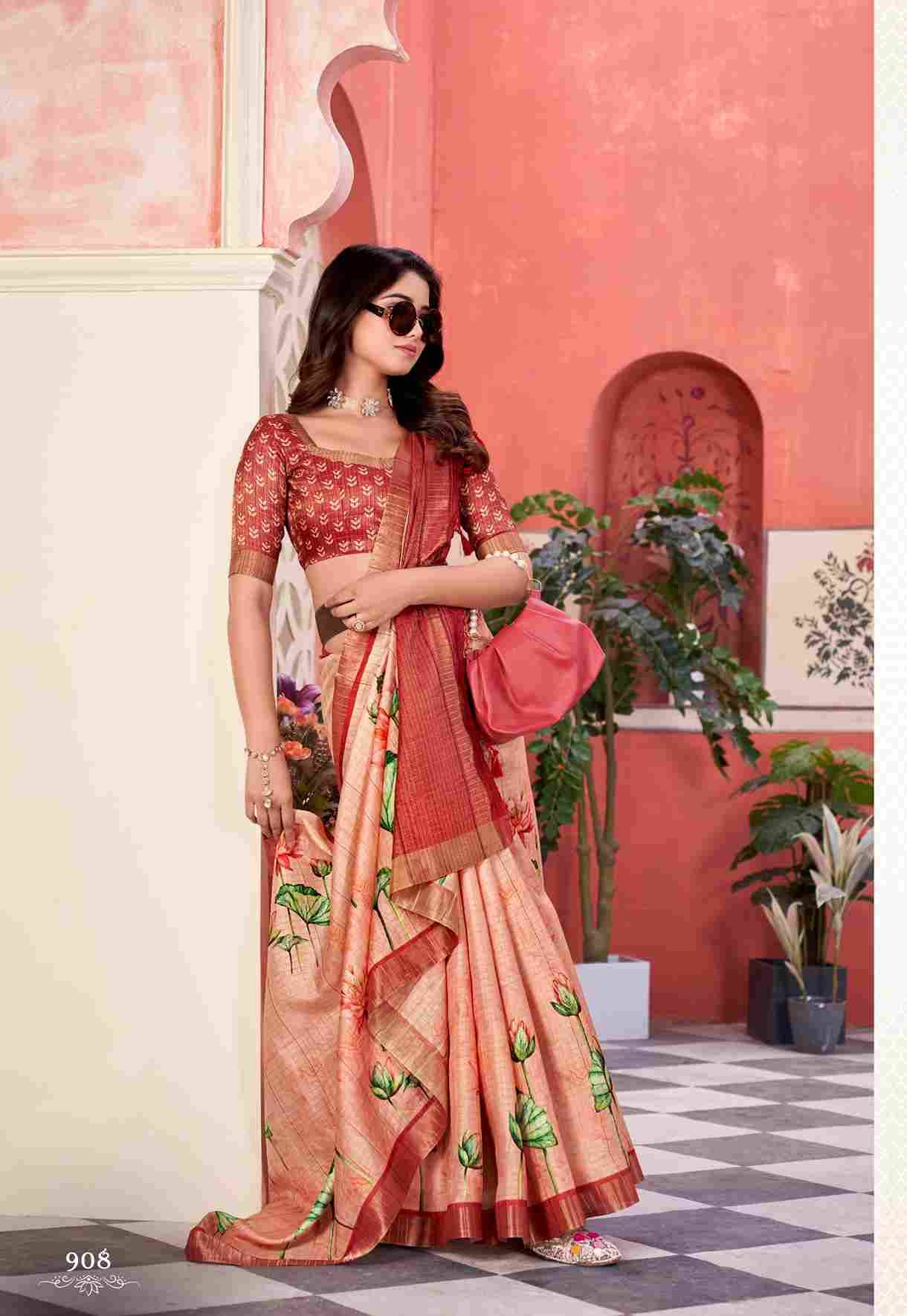 Amirah By Sasural 901 To 910 Series Indian Traditional Wear Collection Beautiful Stylish Fancy Colorful Party Wear & Occasional Wear Soft Silk Sarees At Wholesale Price