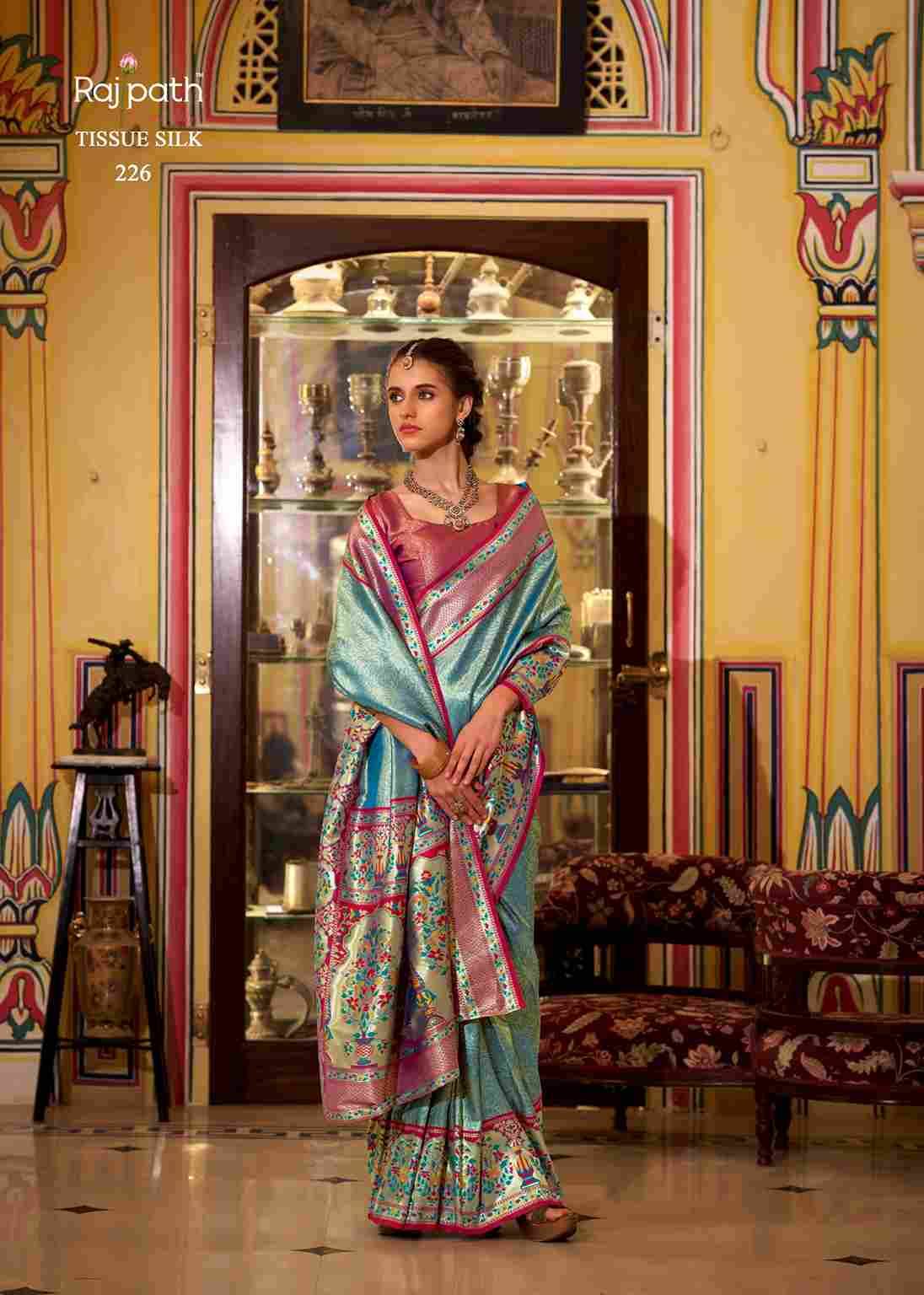 Virashat Silk By Rajpath 223 To 228 Series Indian Traditional Wear Collection Beautiful Stylish Fancy Colorful Party Wear & Occasional Wear Soft Silk Sarees At Wholesale Price