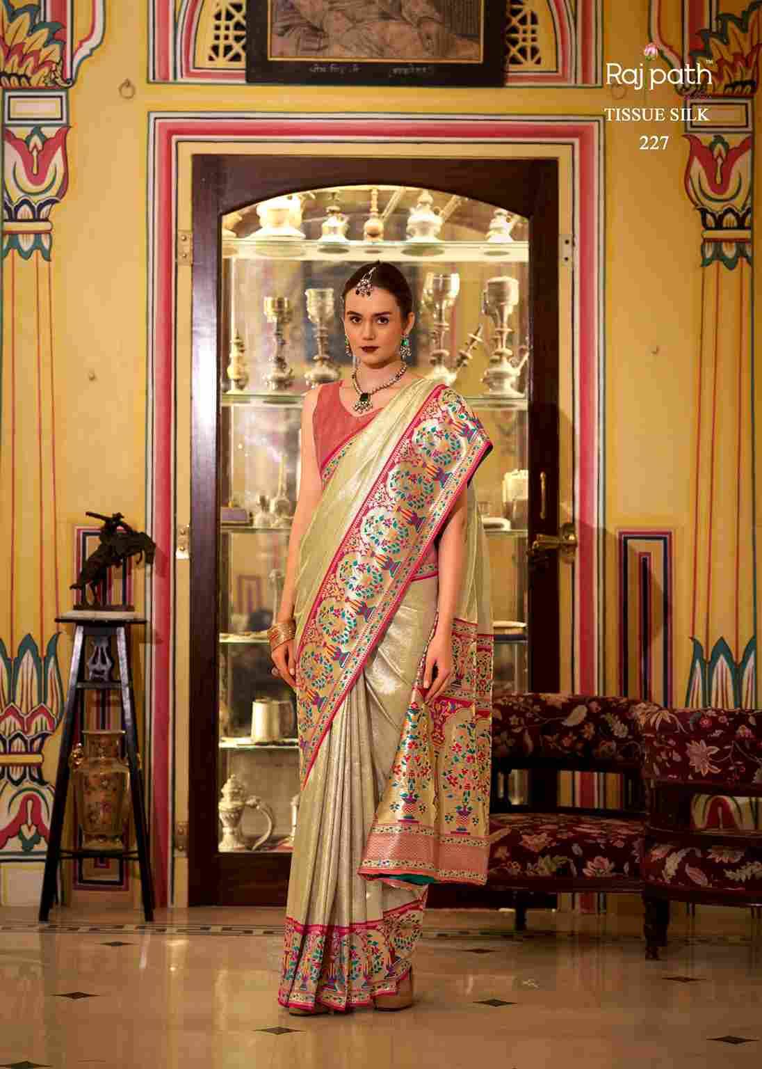 Virashat Silk By Rajpath 223 To 228 Series Indian Traditional Wear Collection Beautiful Stylish Fancy Colorful Party Wear & Occasional Wear Soft Silk Sarees At Wholesale Price