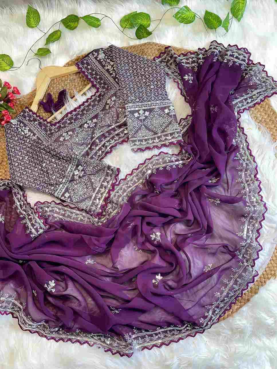 Vd-Amalfi By Fashid Wholesale 01 To 04 Series Indian Traditional Wear Collection Beautiful Stylish Fancy Colorful Party Wear & Occasional Wear Pure Soft Faux Georgette Sarees At Wholesale Price