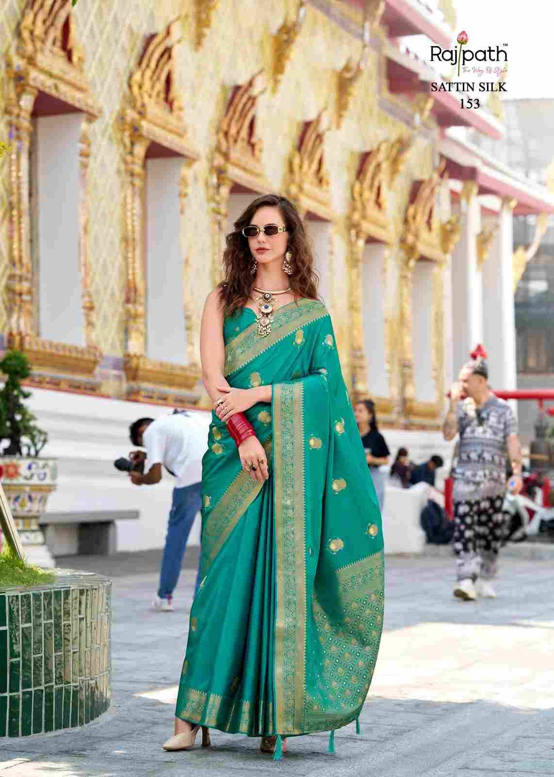 White Rose By Rajpath 149 To 154 Series Indian Traditional Wear Collection Beautiful Stylish Fancy Colorful Party Wear & Occasional Wear Satin Silk Sarees At Wholesale Price