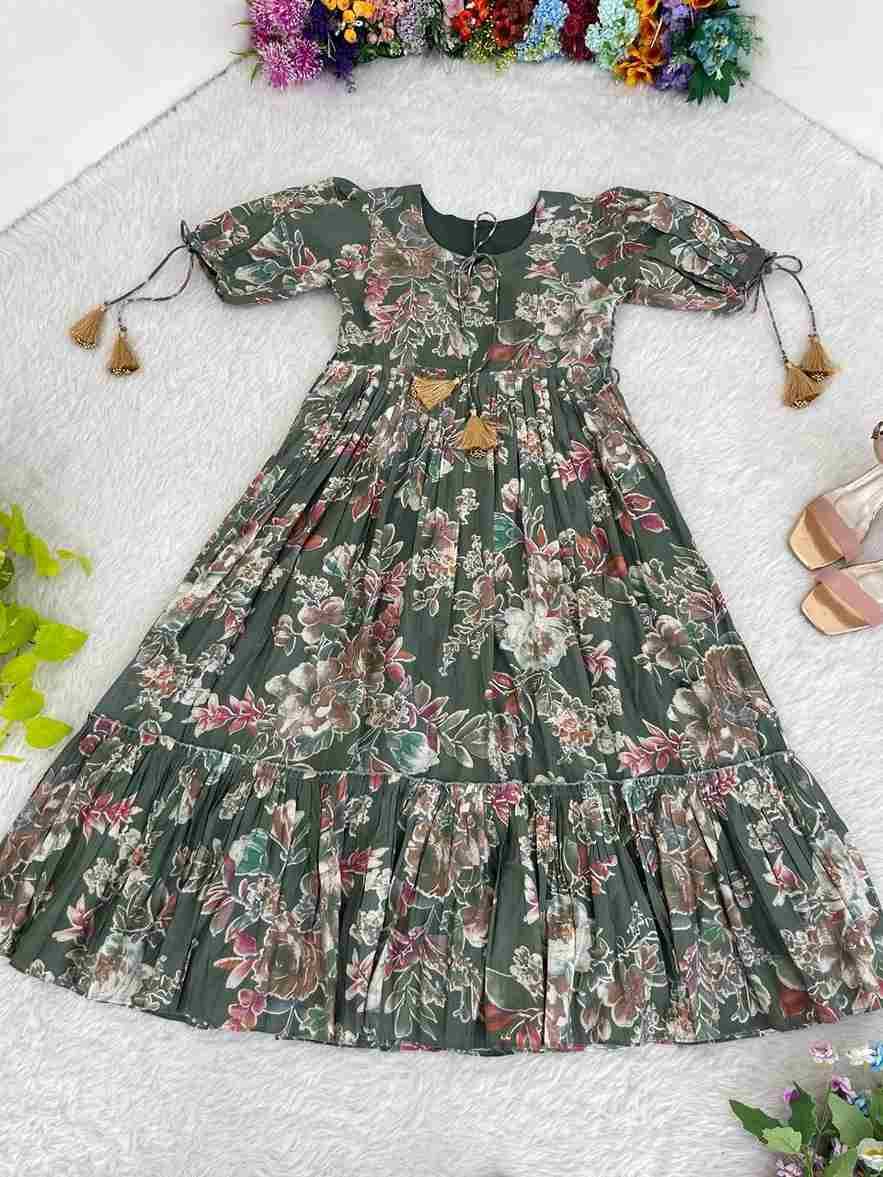 Mb-396 By Fashid Wholesale Designer Beautiful Collection Occasional Wear & Party Wear Roman Silk Gowns At Wholesale Price