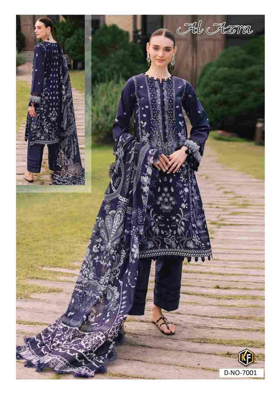 Al Azara Vol-7 By Keval Fab 7001 To 7006 Series Beautiful Festive Suits Stylish Fancy Colorful Casual Wear & Ethnic Wear Heavy Cotton Digital Print Dresses At Wholesale Price