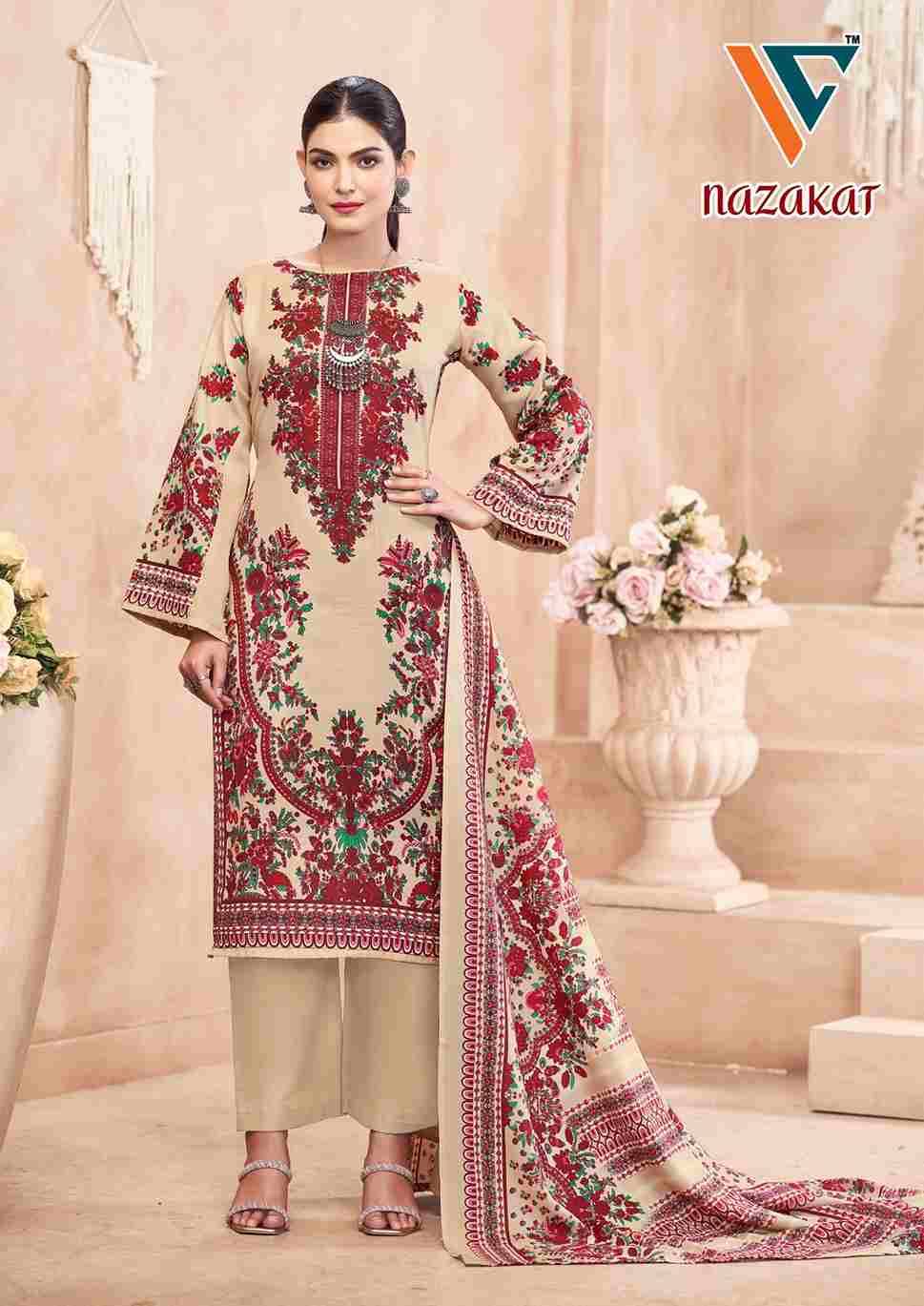 Nazakat Vol-7 By Vandana Creation 7001 To 7008 Series Beautiful Festive Suits Stylish Fancy Colorful Casual Wear & Ethnic Wear Soft Cotton Print Dresses At Wholesale Price