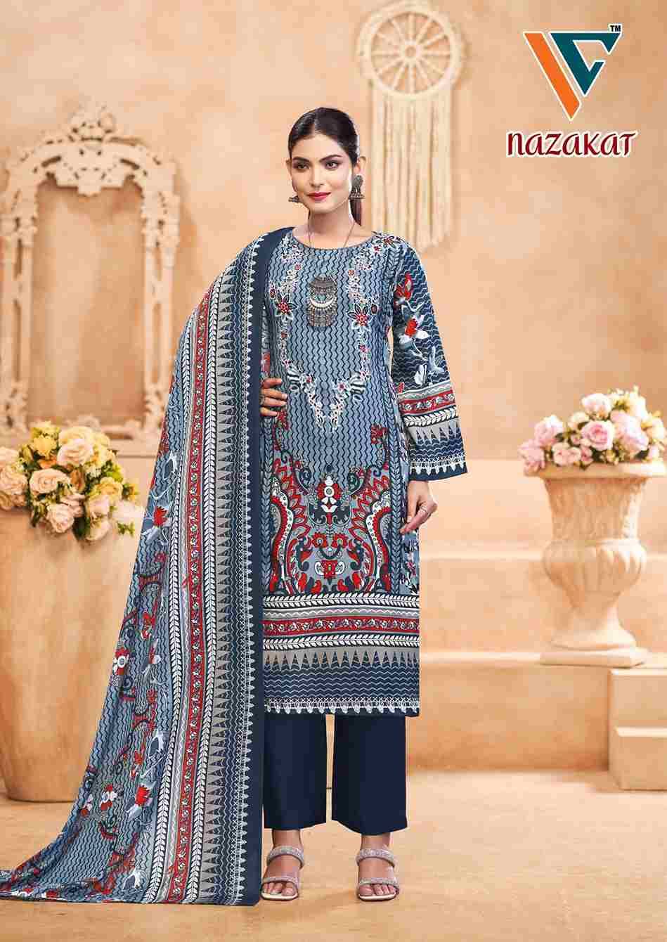 Nazakat Vol-7 By Vandana Creation 7001 To 7008 Series Beautiful Festive Suits Stylish Fancy Colorful Casual Wear & Ethnic Wear Soft Cotton Print Dresses At Wholesale Price