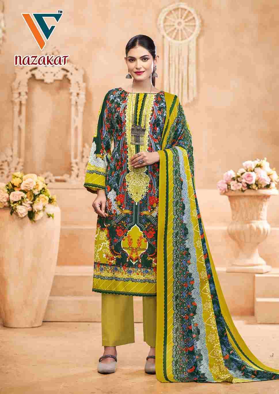 Nazakat Vol-7 By Vandana Creation 7001 To 7008 Series Beautiful Festive Suits Stylish Fancy Colorful Casual Wear & Ethnic Wear Soft Cotton Print Dresses At Wholesale Price