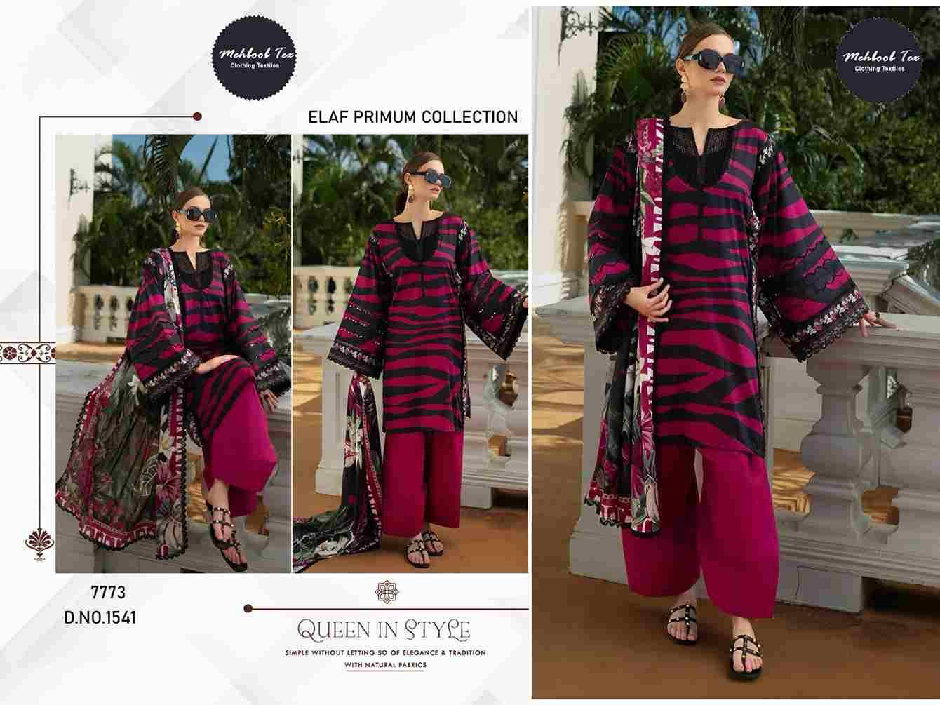 Elaf Primum Collection By Mehboob Tex 1540 To 1541 Series Beautiful Pakistani Suits Stylish Fancy Colorful Party Wear & Occasional Wear Pure Cotton Dresses At Wholesale Price