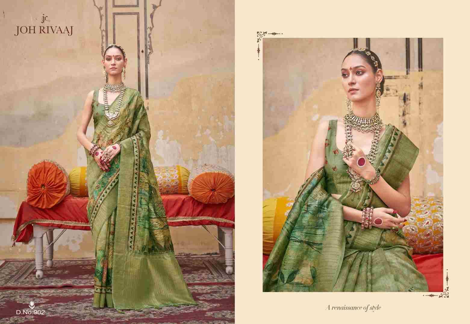 Jankaar By Joh Rivaaj 901 To 909 Series Indian Traditional Wear Collection Beautiful Stylish Fancy Colorful Party Wear & Occasional Wear Silk Sarees At Wholesale Price