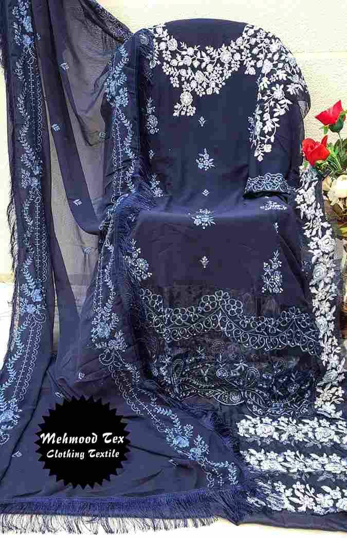 Mehmood Hit Design M-48 Colours By Mehmood Tex M-48-A To M-48-C Series Beautiful Pakistani Suits Colorful Stylish Fancy Casual Wear & Ethnic Wear Georgette Dresses At Wholesale Price
