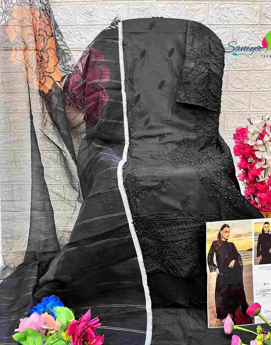 Rang Rasiya Vol-25 By Saniya Trendz 25001 To 25004 Beautiful Pakistani Suits Colorful Stylish Fancy Casual Wear & Ethnic Wear Cotton Embroidered Dresses At Wholesale Price