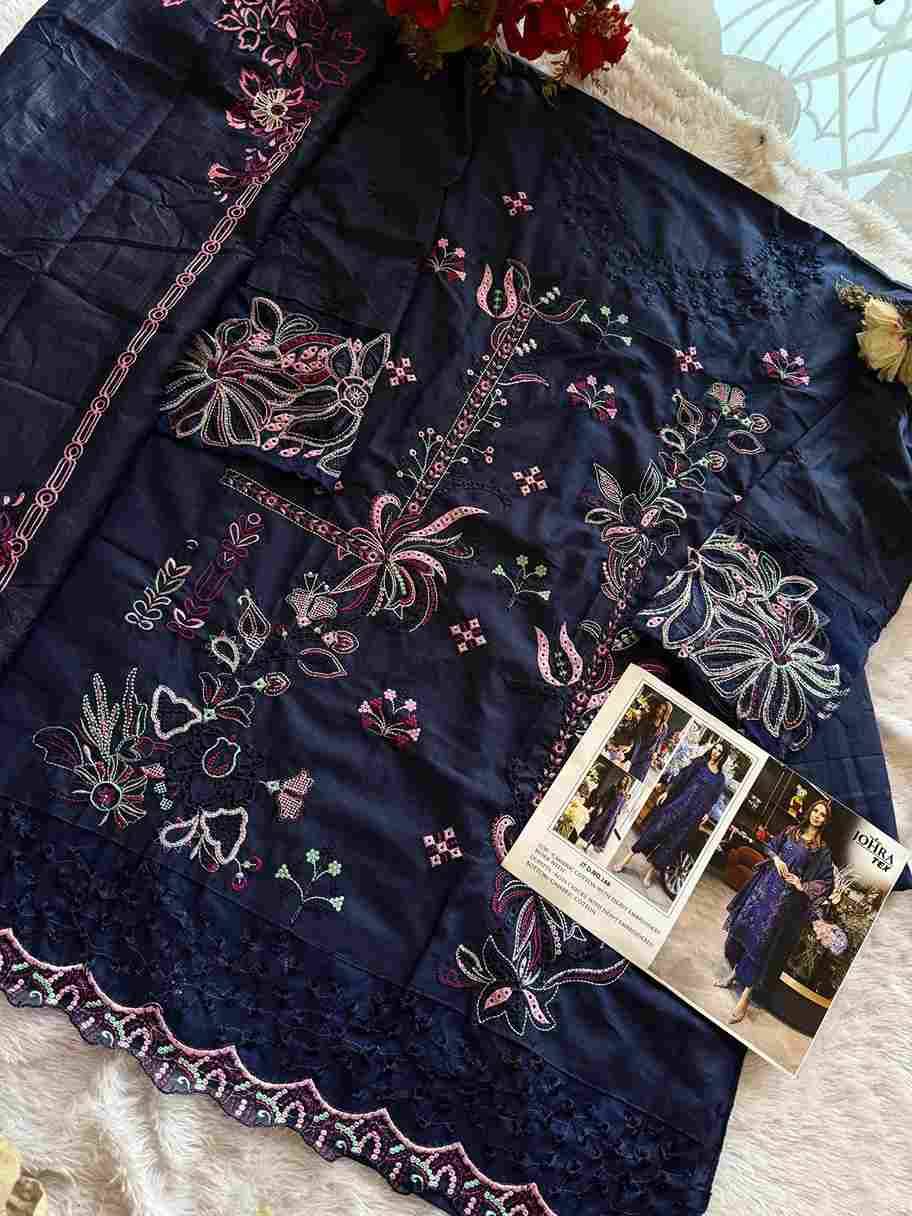 Johra Hit Design 168 By Johra Tex Beautiful Pakistani Suits Colorful Stylish Fancy Casual Wear & Ethnic Wear Cambric Cotton Embroidered Dresses At Wholesale Price