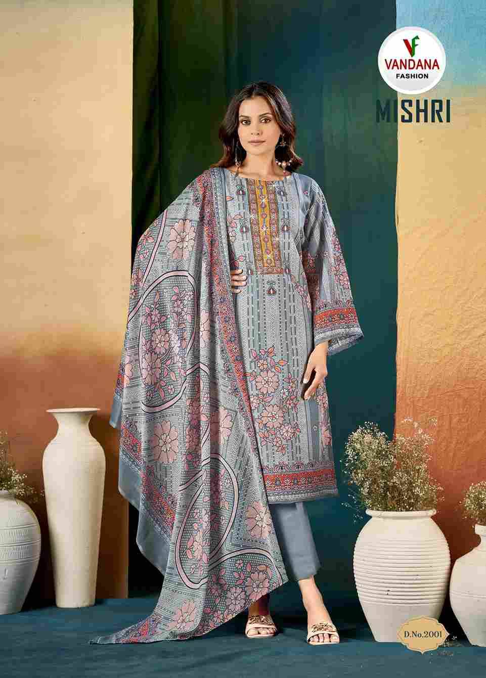 Mishri Vol-2 By Vandana 2001 To 2008 Series Beautiful Festive Suits Colorful Stylish Fancy Casual Wear & Ethnic Wear Pure Cotton Digital Print Dresses At Wholesale Price