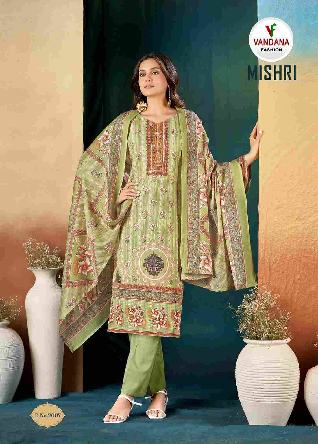 Mishri Vol-2 By Vandana 2001 To 2008 Series Beautiful Festive Suits Colorful Stylish Fancy Casual Wear & Ethnic Wear Pure Cotton Digital Print Dresses At Wholesale Price