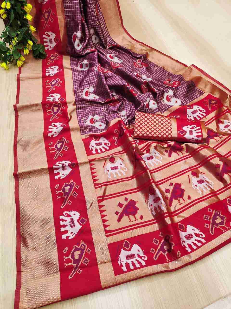 Kp-6005 By Fashid Wholesale 01 To 05 Series Indian Traditional Wear Collection Beautiful Stylish Fancy Colorful Party Wear & Occasional Wear Soft Lichi Silk Saree Sarees At Wholesale Price