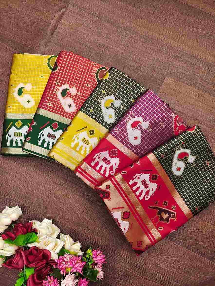 Kp-6005 By Fashid Wholesale 01 To 05 Series Indian Traditional Wear Collection Beautiful Stylish Fancy Colorful Party Wear & Occasional Wear Soft Lichi Silk Saree Sarees At Wholesale Price