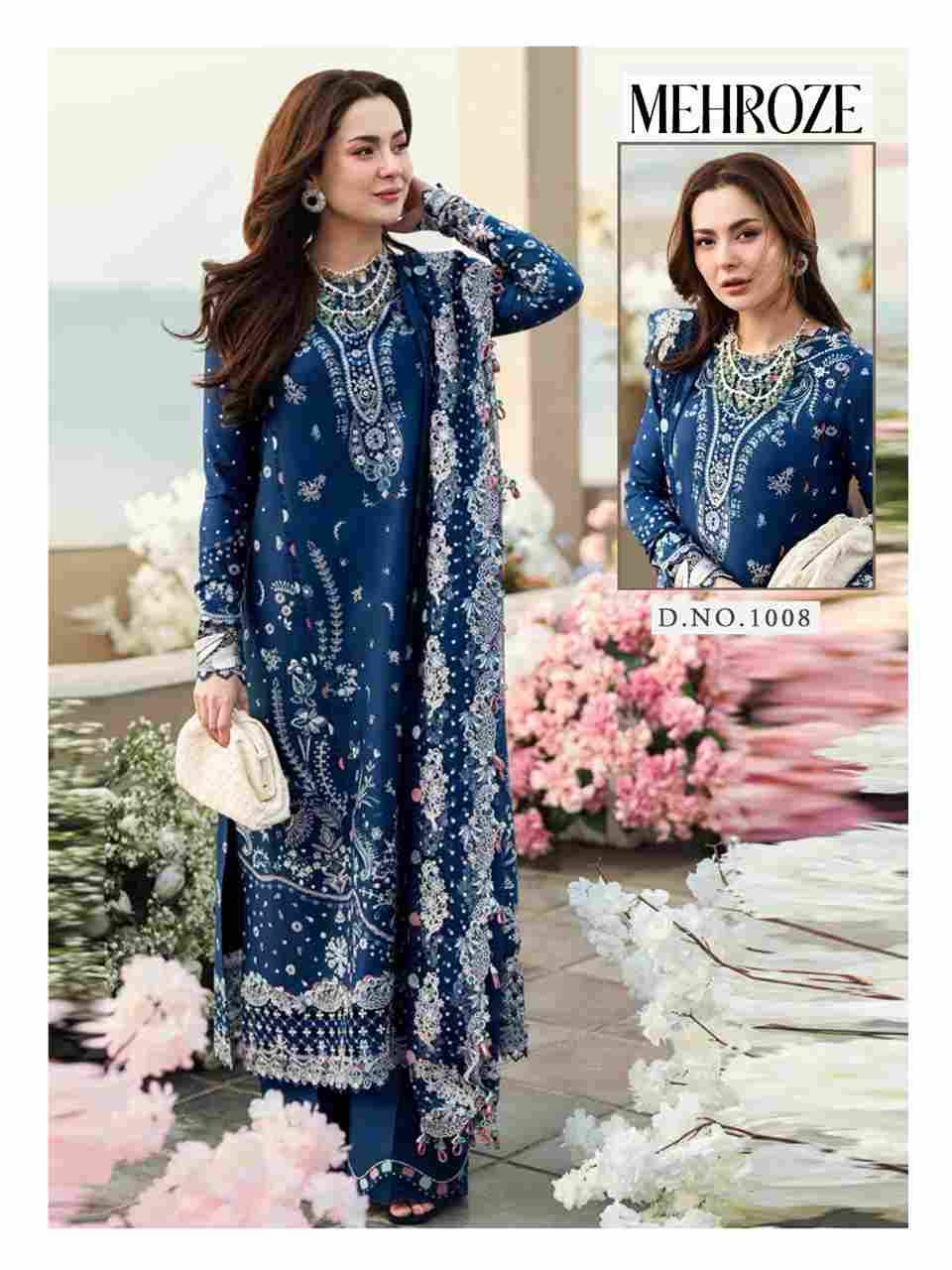 Mehroze Vol-1 By Binilyas 1008 To 1013 Series Beautiful Stylish Festive Suits Fancy Colorful Casual Wear & Ethnic Wear & Ready To Wear Pure Cotton Digital Print Dresses At Wholesale Price