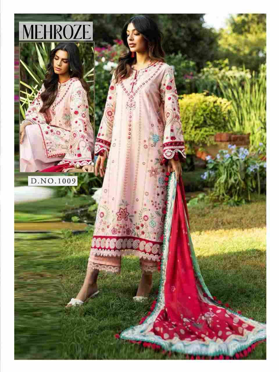 Mehroze Vol-1 By Binilyas 1008 To 1013 Series Beautiful Stylish Festive Suits Fancy Colorful Casual Wear & Ethnic Wear & Ready To Wear Pure Cotton Digital Print Dresses At Wholesale Price