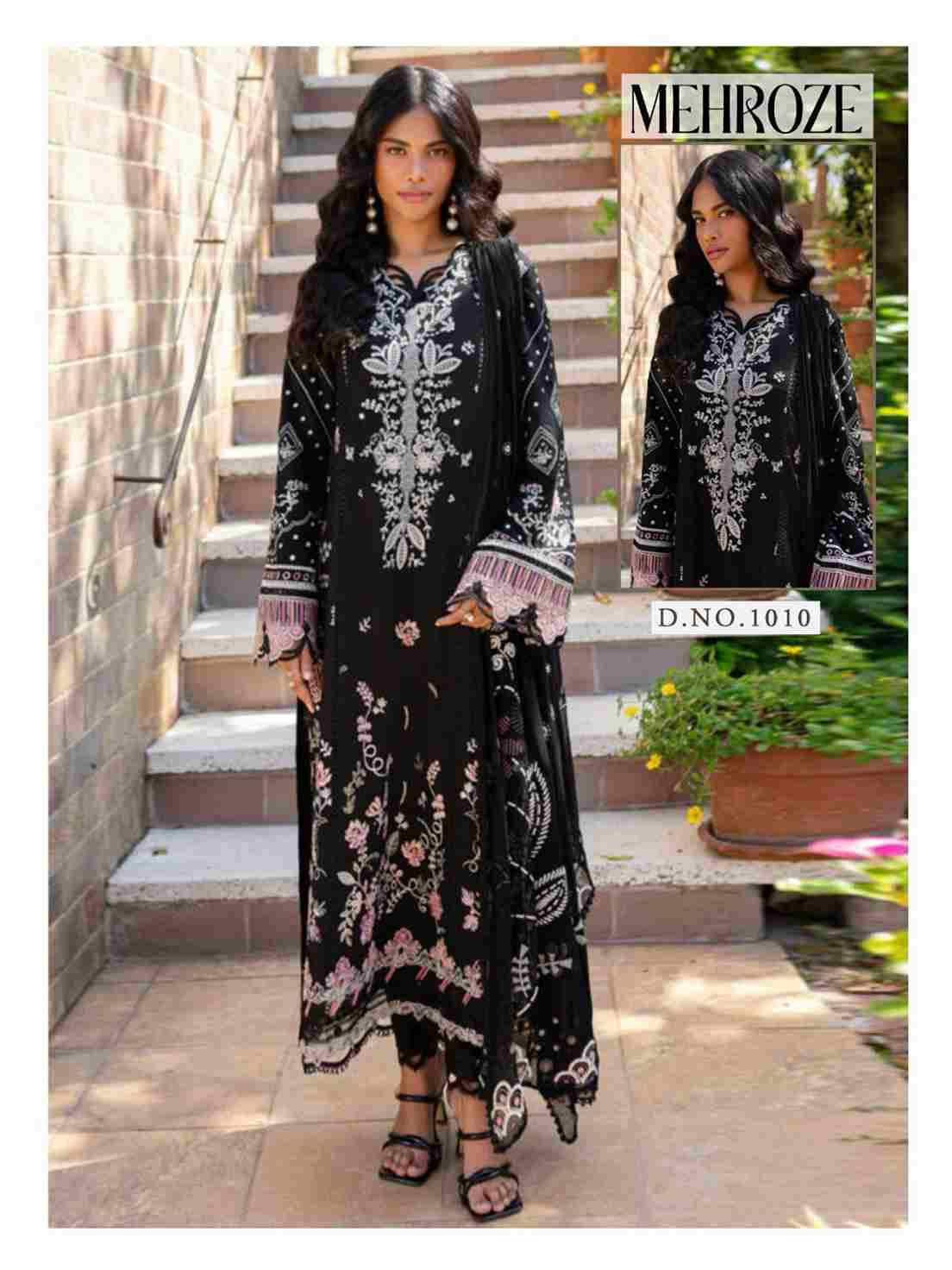 Mehroze Vol-1 By Binilyas 1008 To 1013 Series Beautiful Stylish Festive Suits Fancy Colorful Casual Wear & Ethnic Wear & Ready To Wear Pure Cotton Digital Print Dresses At Wholesale Price