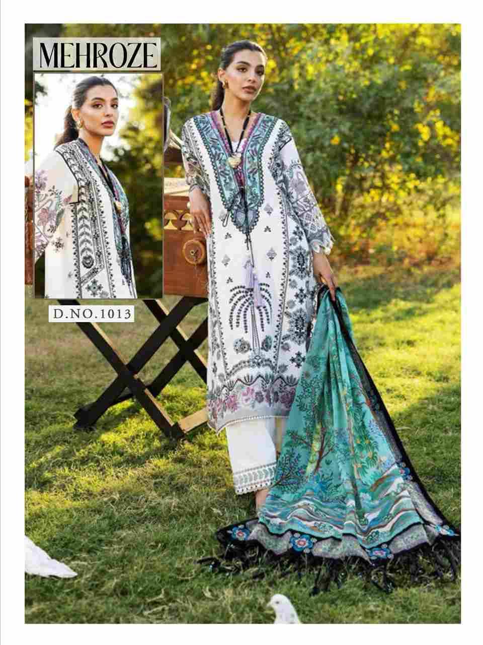 Mehroze Vol-1 By Binilyas 1008 To 1013 Series Beautiful Stylish Festive Suits Fancy Colorful Casual Wear & Ethnic Wear & Ready To Wear Pure Cotton Digital Print Dresses At Wholesale Price