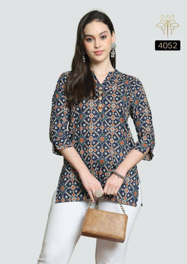 Akshara By Rajnandini Designer Stylish Fancy Colorful Beautiful Party Wear & Ethnic Wear Collection Pure Cotton Tops At Wholesale Price