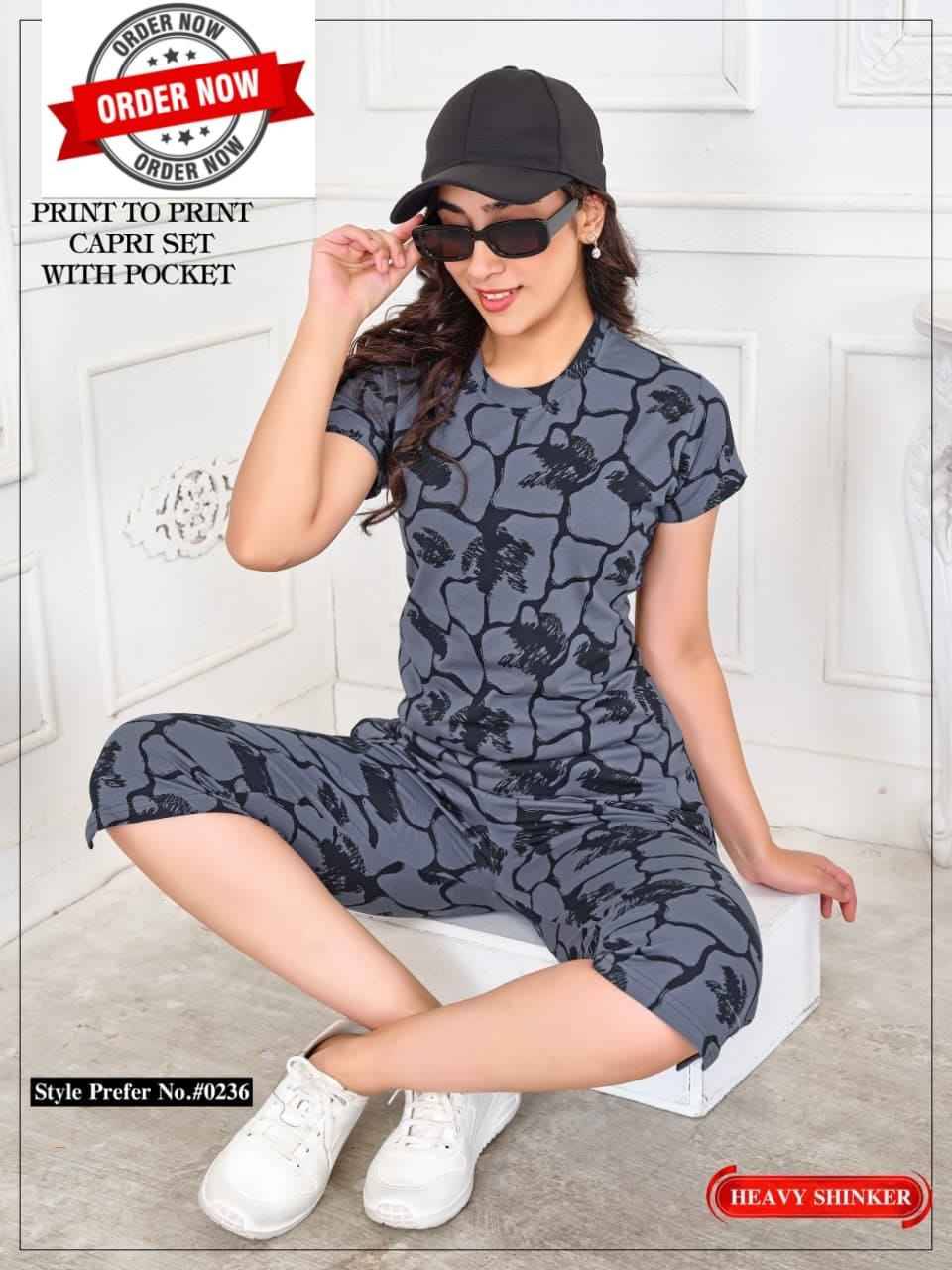 236 By Kaamiri 236-A To 236-F Series Beautiful Stylish Fancy Colorful Casual Wear & Ethnic Wear Hosiery Cotton Night Suits At Wholesale Price