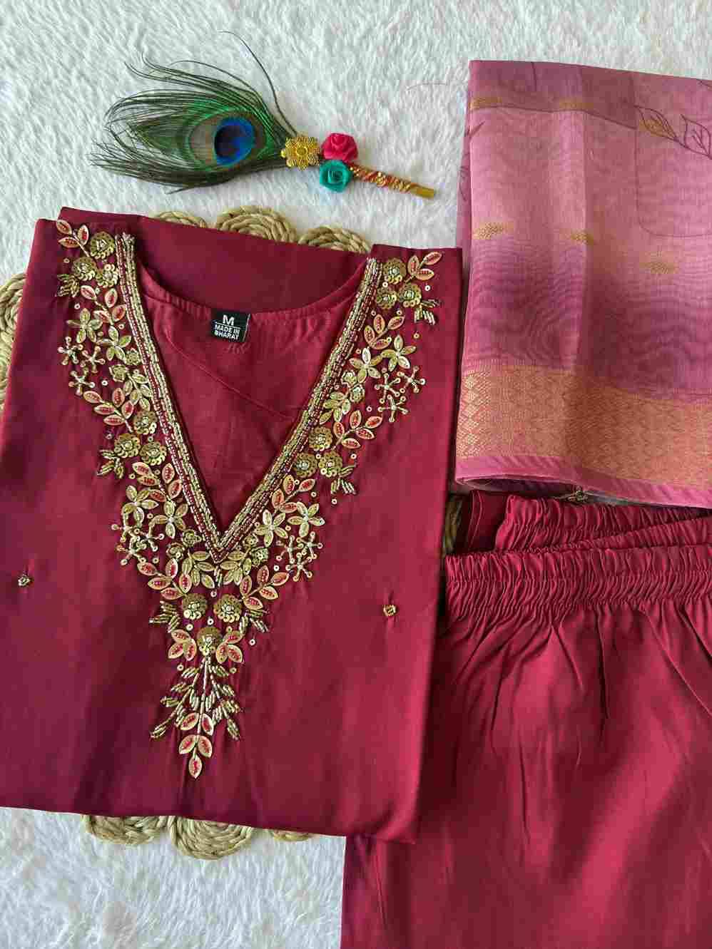 Kr-366 By Fashid Wholesale 01 To 04 Series Designer Festive Suits Collection Beautiful Stylish Fancy Colorful Party Wear & Occasional Wear Roman Silk Kurti With Pent At Wholesale Price