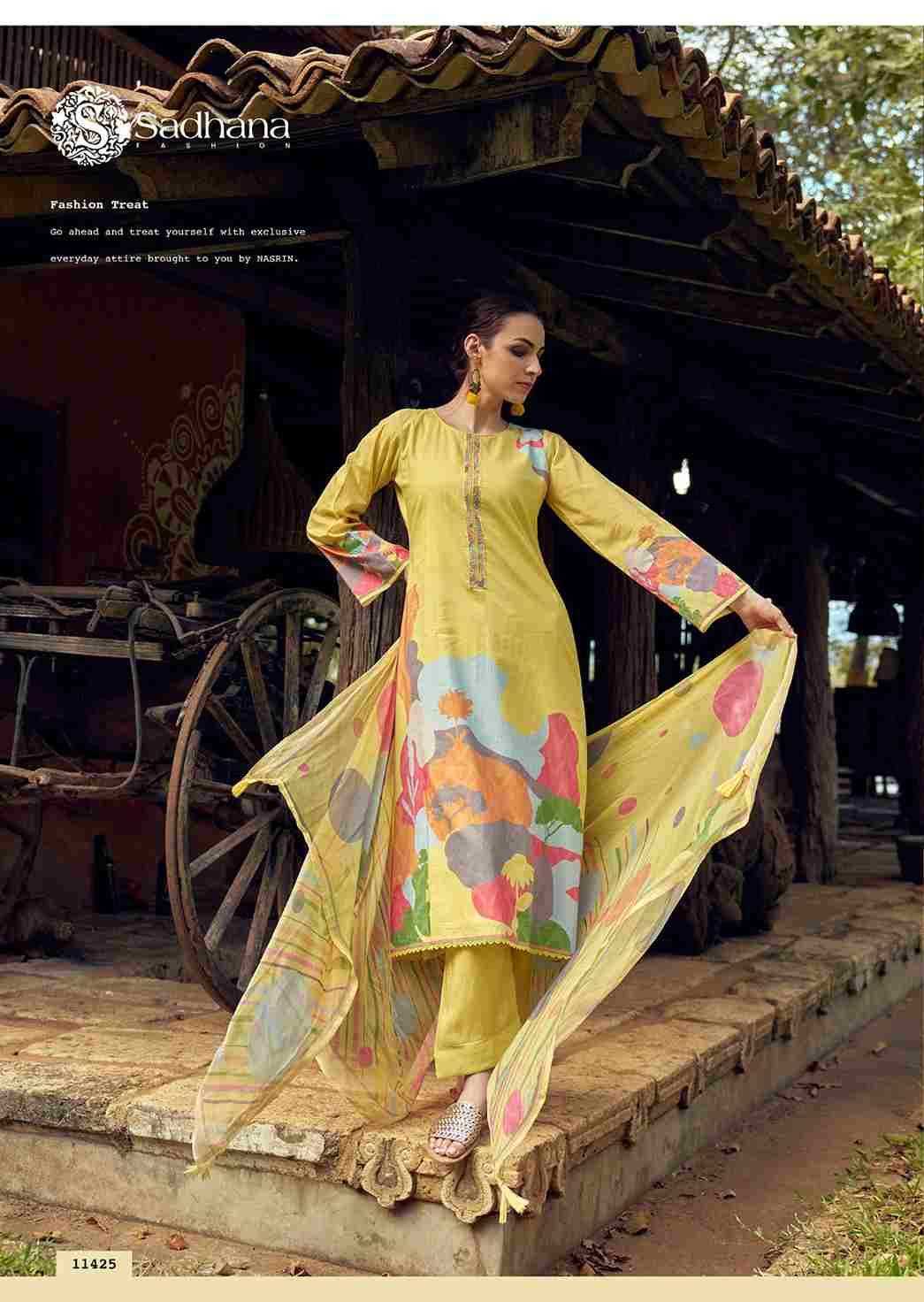 Nasrin By Sadhana Fashion 11422 To 11427 Series Designer Festive Suits Beautiful Fancy Stylish Colorful Party Wear & Occasional Wear Pure Lawn Cotton Print Dresses At Wholesale Price