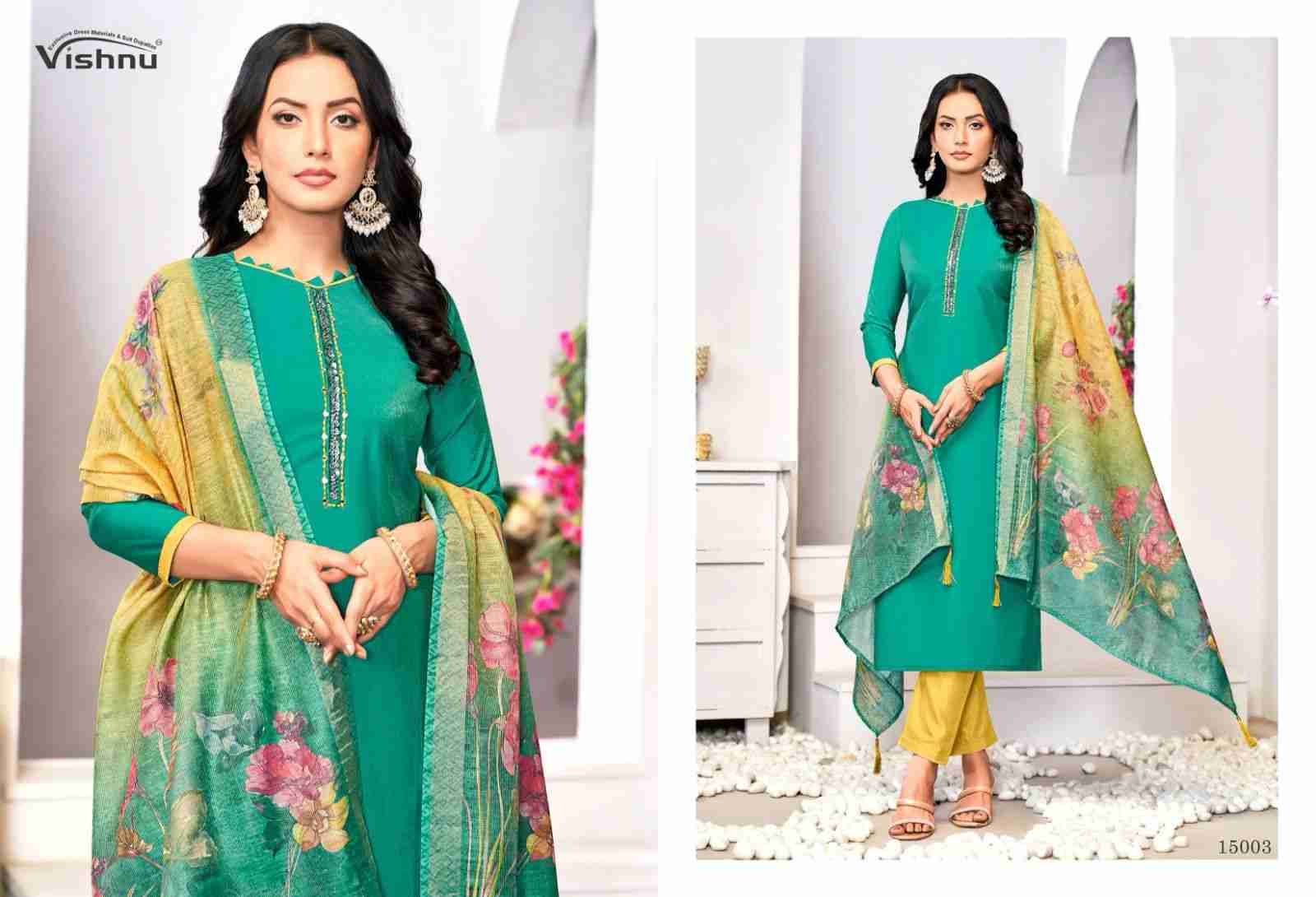 Alizza By Vishnu 15001 To 15012 Series Beautiful Stylish Festive Suits Fancy Colorful Casual Wear & Ethnic Wear & Ready To Wear Roman Shimmer Dresses At Wholesale Price