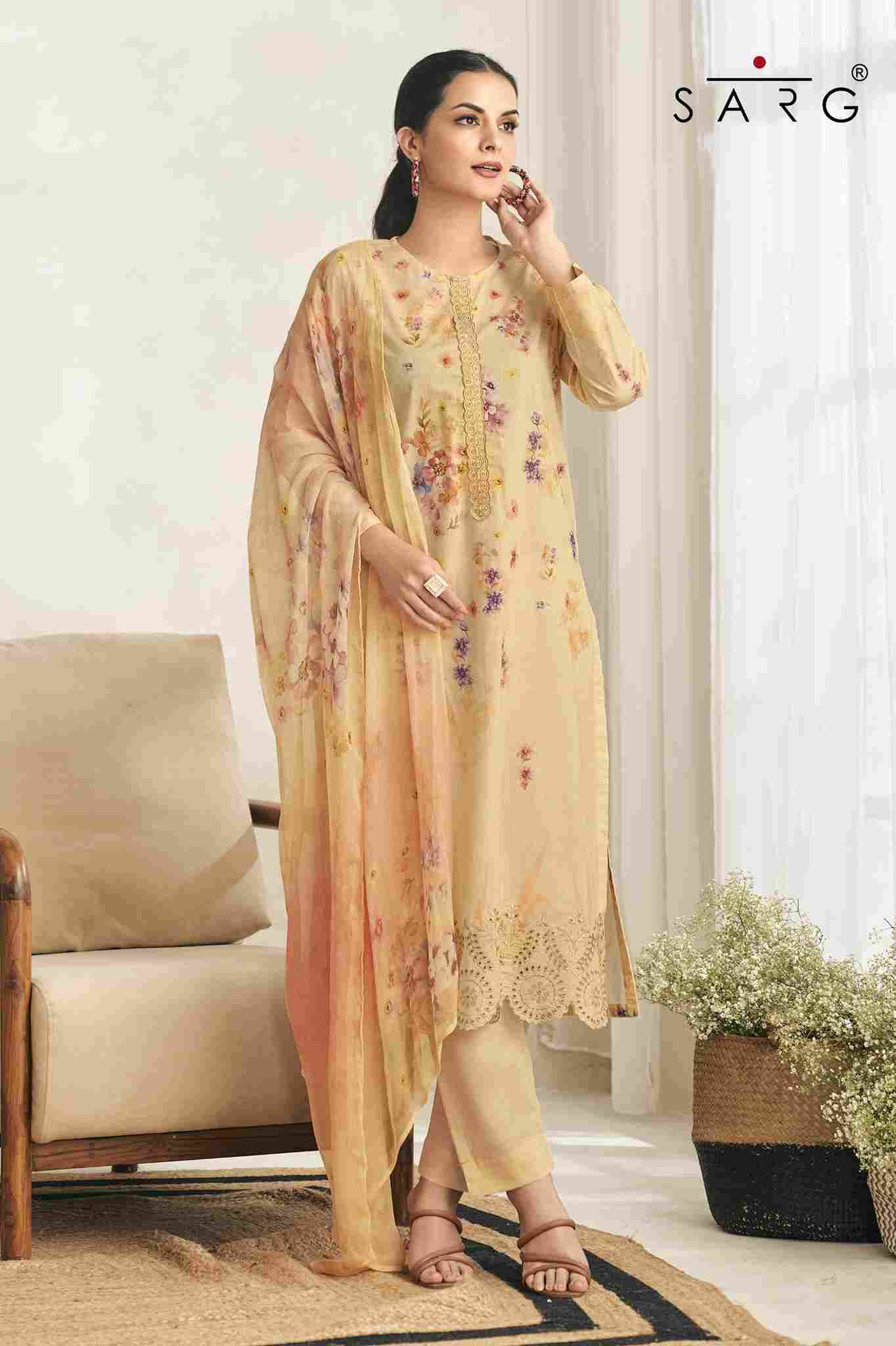 Avigya By Sarg Beautiful Stylish Festive Suits Fancy Colorful Casual Wear & Ethnic Wear & Ready To Wear Pure Lawn Cotton Digital Print Dresses At Wholesale Price