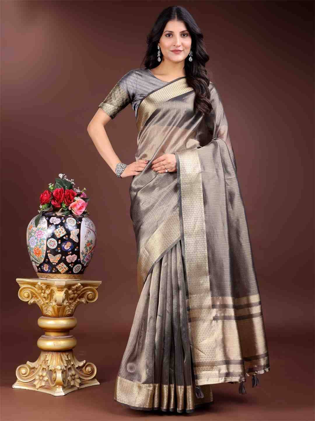 Marrakech By Fashid Wholesale 1001 To 1006 Series Indian Traditional Wear Collection Beautiful Stylish Fancy Colorful Party Wear & Occasional Wear Organza Sarees At Wholesale Price