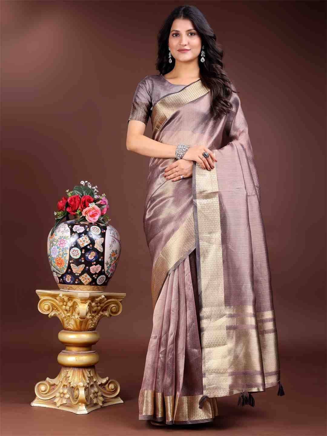 Marrakech By Fashid Wholesale 1001 To 1006 Series Indian Traditional Wear Collection Beautiful Stylish Fancy Colorful Party Wear & Occasional Wear Organza Sarees At Wholesale Price