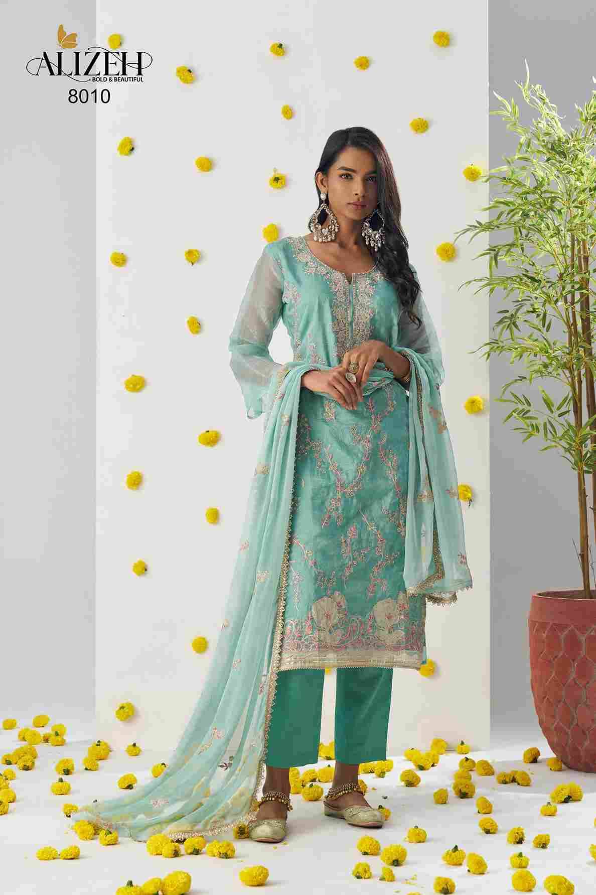 Raag By Alizeh 8009 To 8012 Series Festive Suits Beautiful Fancy Colorful Stylish Party Wear & Occasional Wear Fancy Embroidered Dresses At Wholesale Price