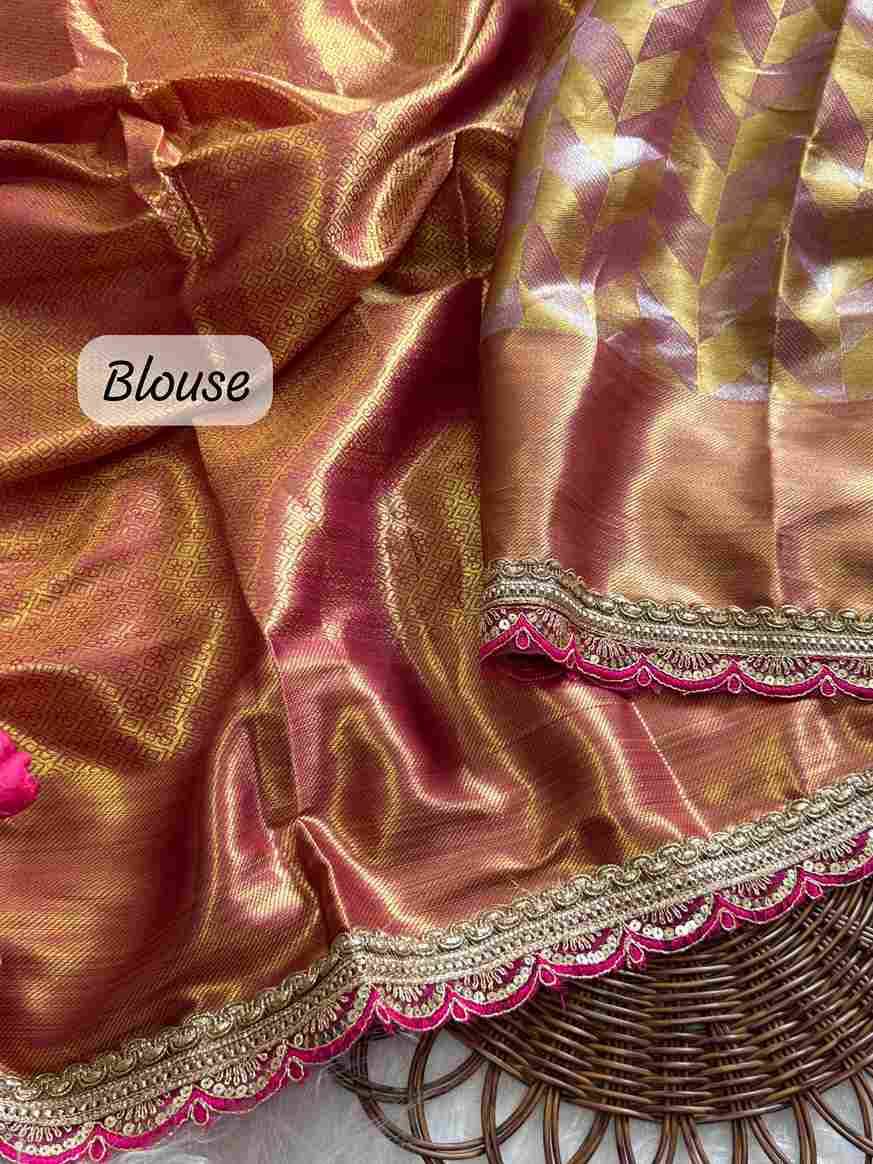 Vv-07 By Fashid Wholesale Indian Traditional Wear Collection Beautiful Stylish Fancy Colorful Party Wear & Occasional Wear Tissue Silk Sarees At Wholesale Price