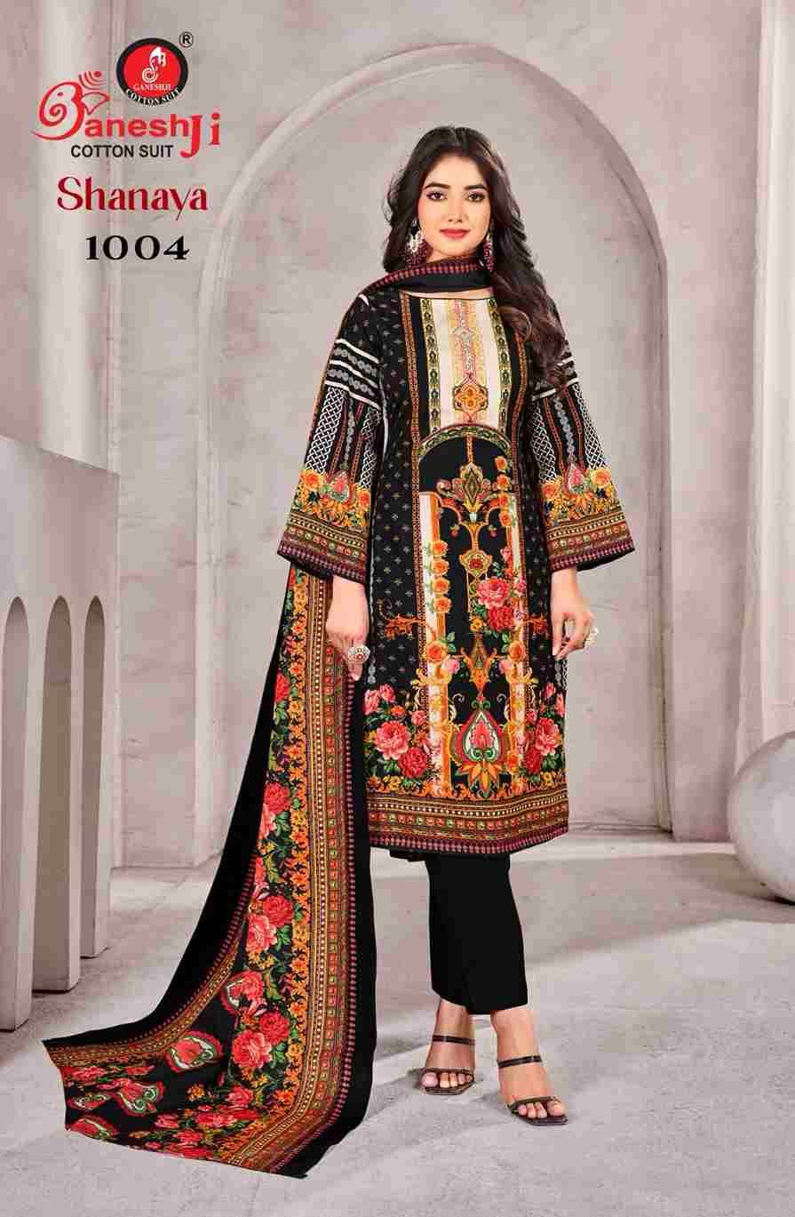Shanaya Vol-1 By Ganeshji 1001 To 1008 Series Beautiful Festive Suits Stylish Fancy Colorful Casual Wear & Ethnic Wear Heavy Cotton Print Dresses At Wholesale Price