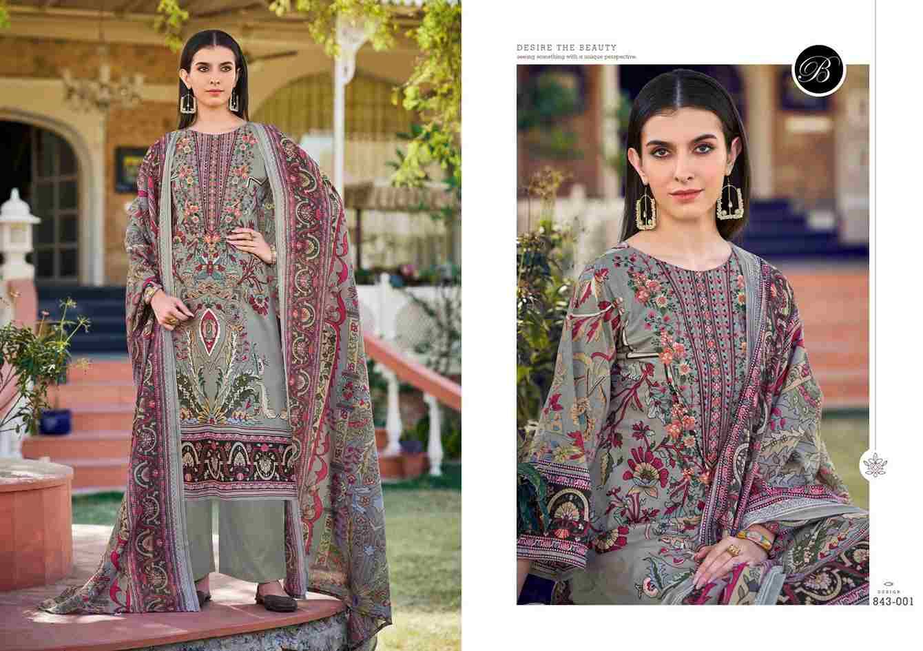 Naira Vol-105 By Belliza 843-001 To 843-008 Series Beautiful Festive Suits Stylish Fancy Colorful Casual Wear & Ethnic Wear Pure Cotton Print Dresses At Wholesale Price