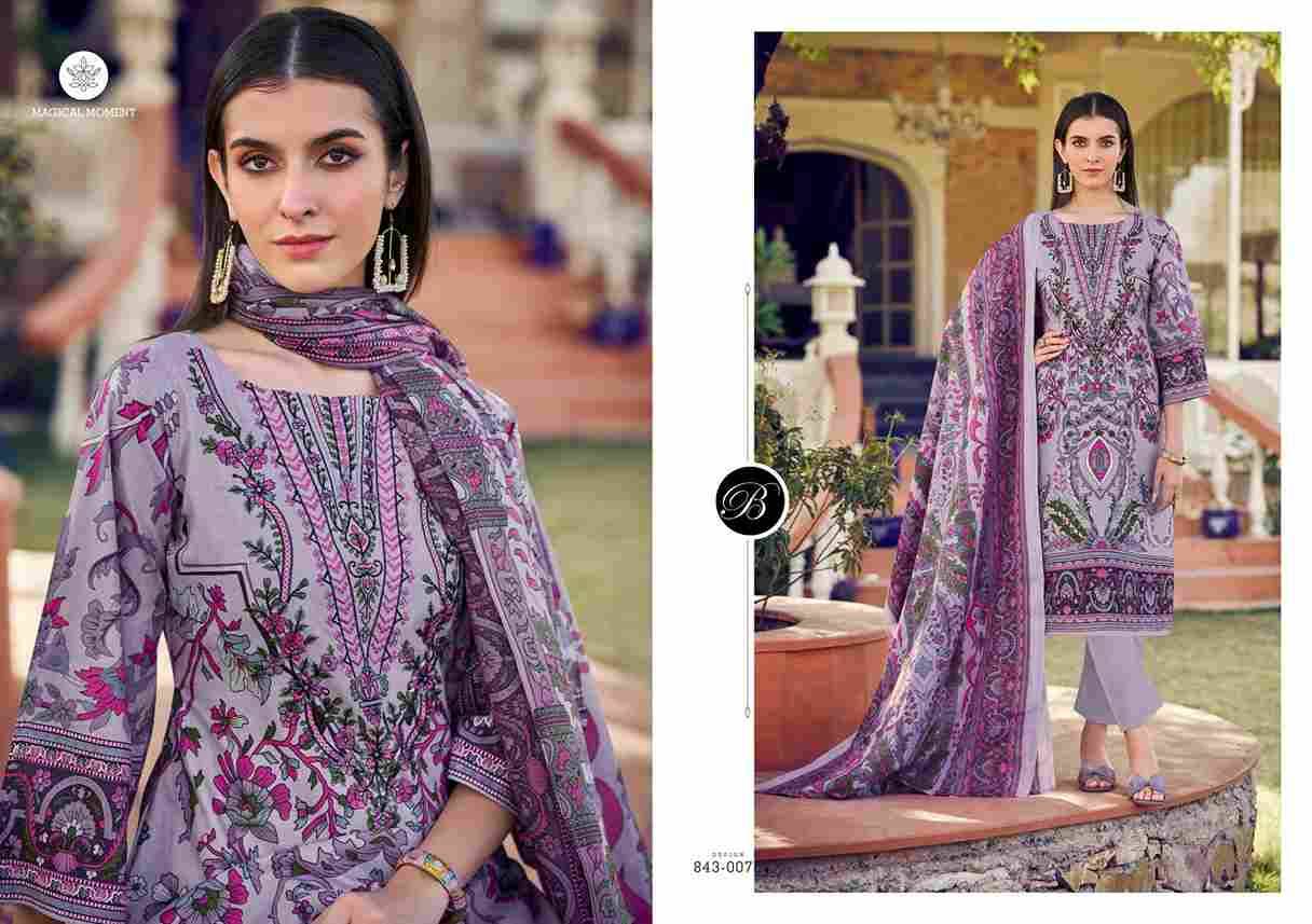 Naira Vol-105 By Belliza 843-001 To 843-008 Series Beautiful Festive Suits Stylish Fancy Colorful Casual Wear & Ethnic Wear Pure Cotton Print Dresses At Wholesale Price