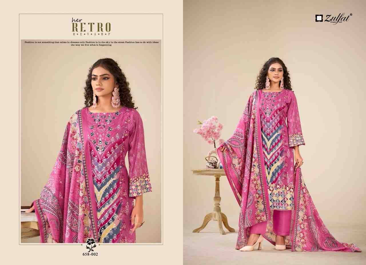 Aayat Vol-16 By Zulfat 658-001 To 658-006 Series Beautiful Festive Suits Stylish Fancy Colorful Casual Wear & Ethnic Wear Pure Viscose Rayon Print Dresses At Wholesale Price