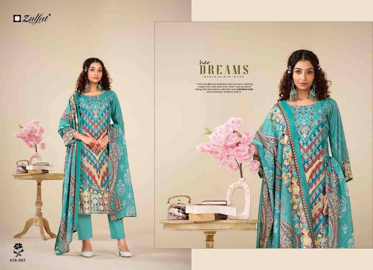 Aayat Vol-16 By Zulfat 658-001 To 658-006 Series Beautiful Festive Suits Stylish Fancy Colorful Casual Wear & Ethnic Wear Pure Viscose Rayon Print Dresses At Wholesale Price