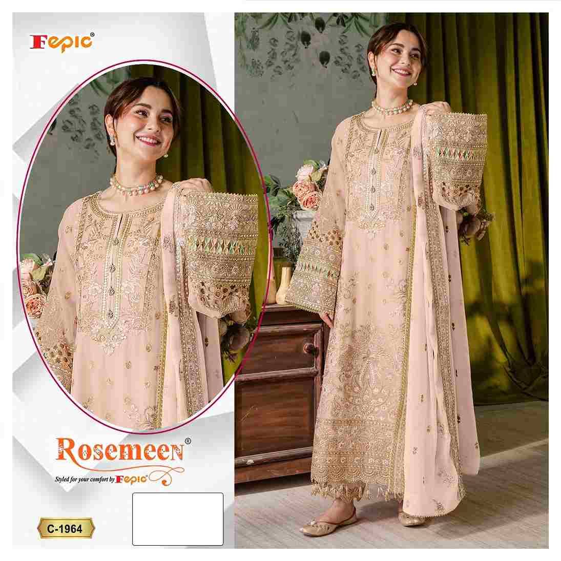 Fepic 1964 Colours By Fepic 1964-A To 1964-C Series Beautiful Pakistani Suits Colorful Stylish Fancy Casual Wear & Ethnic Wear Organza Embroidered Dresses At Wholesale Price