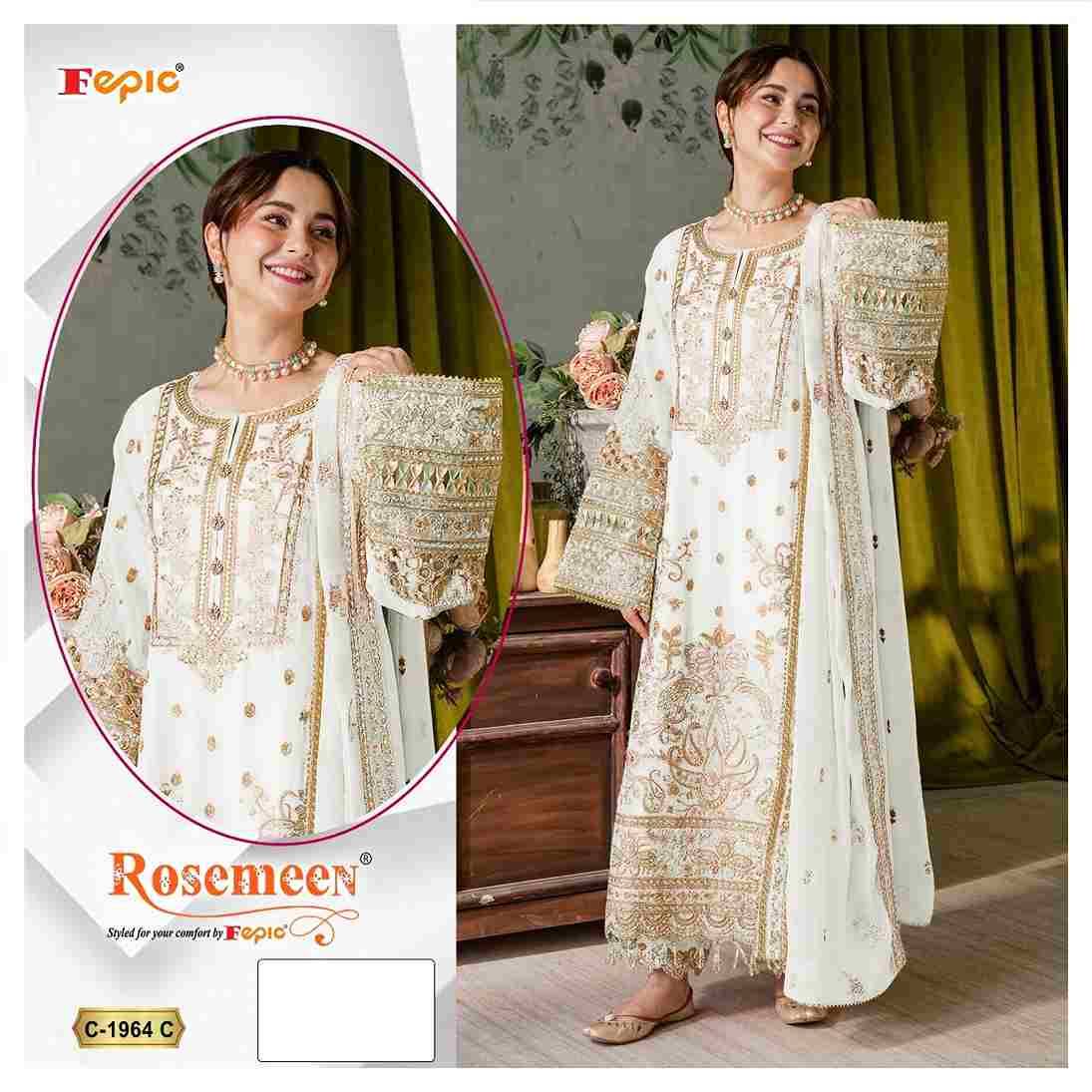 Fepic 1964 Colours By Fepic 1964-A To 1964-C Series Beautiful Pakistani Suits Colorful Stylish Fancy Casual Wear & Ethnic Wear Organza Embroidered Dresses At Wholesale Price