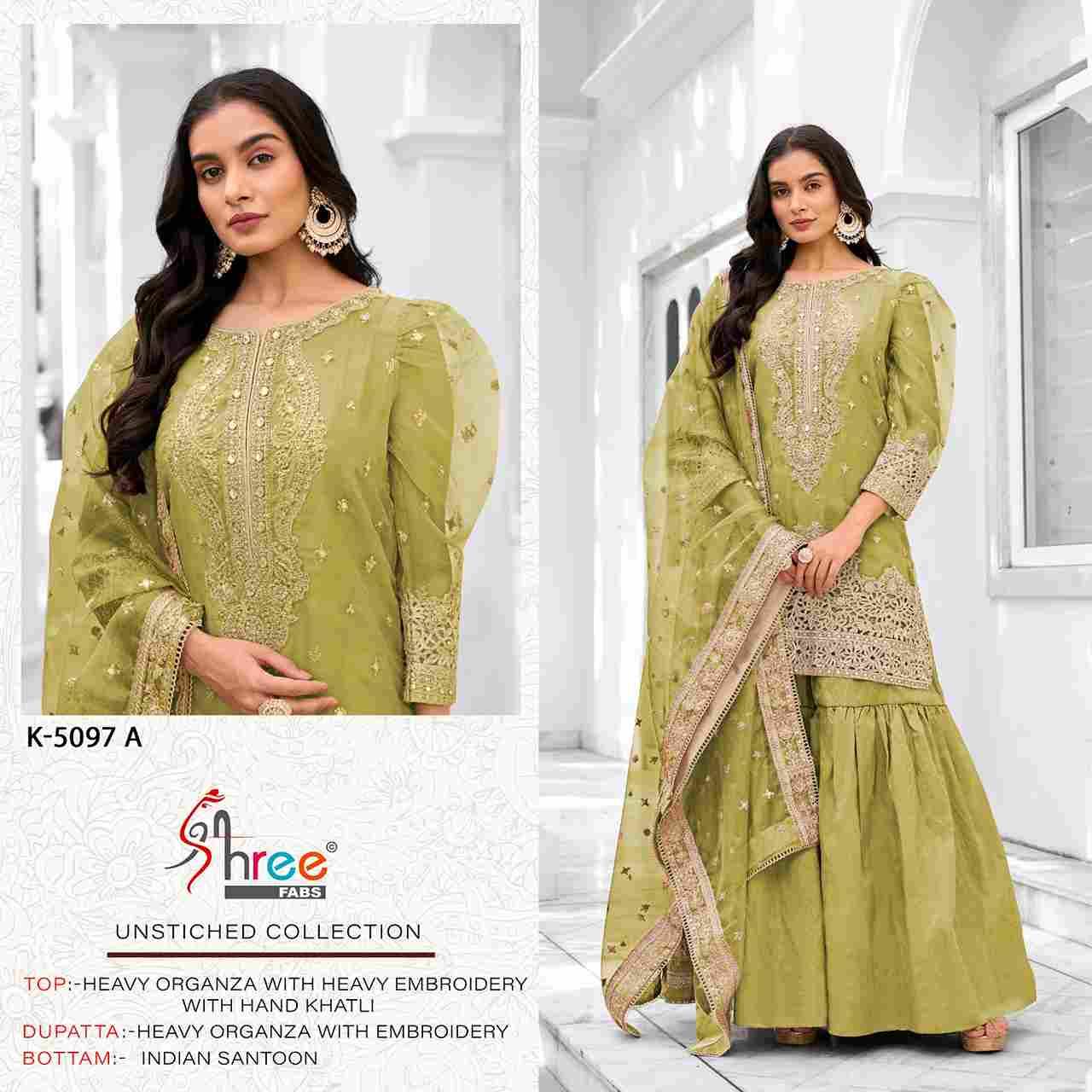 Shree Fabs Hit Design K-5097 Colours By Shree Fabs K-5097-A To K-5097-C Series Designer Pakistani Suits Beautiful Fancy Stylish Colorful Party Wear & Occasional Wear Heavy Organza With Embroidery Dresses At Wholesale Price