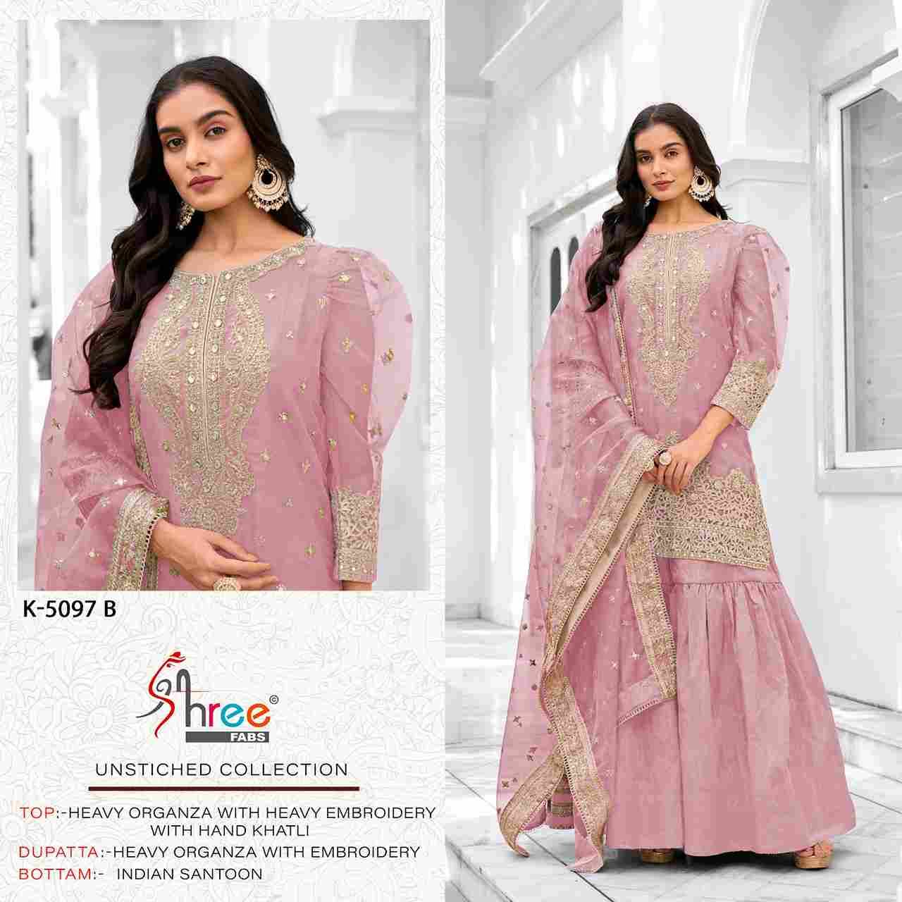 Shree Fabs Hit Design K-5097 Colours By Shree Fabs K-5097-A To K-5097-C Series Designer Pakistani Suits Beautiful Fancy Stylish Colorful Party Wear & Occasional Wear Heavy Organza With Embroidery Dresses At Wholesale Price