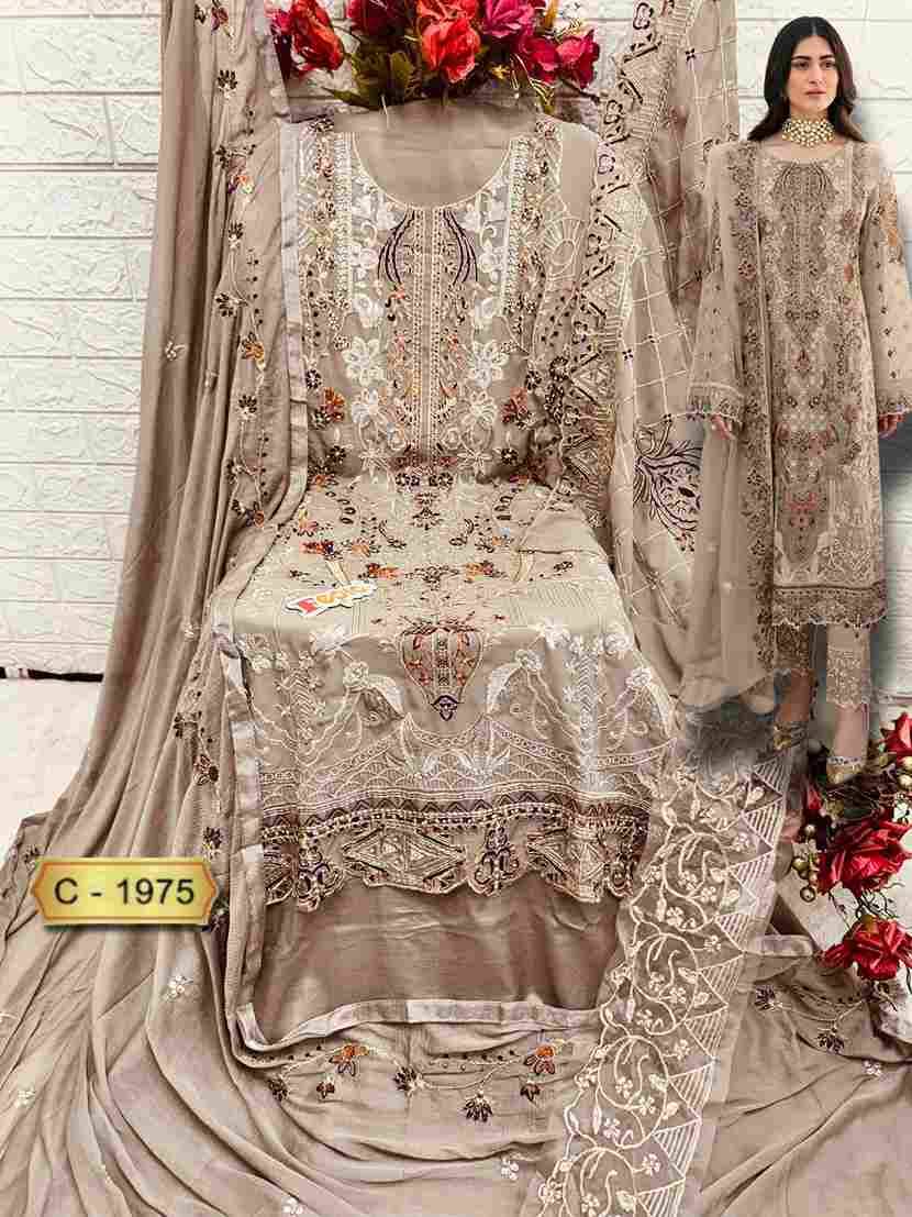 Fepic Hit Design 1975 By Fepic Beautiful Pakistani Suits Colorful Stylish Fancy Casual Wear & Ethnic Wear Pure Georgette Embroidered Dresses At Wholesale Price