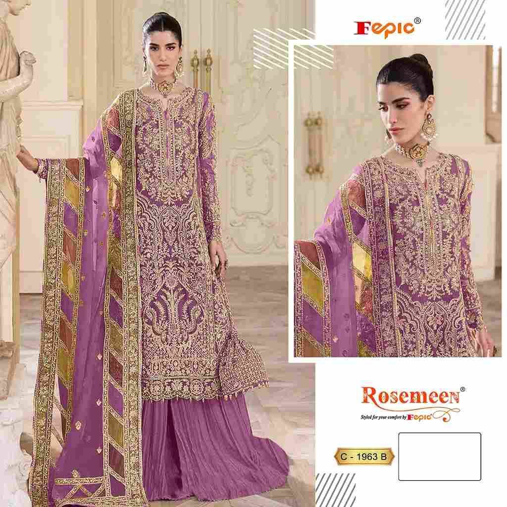 Fepic 1963 Colours By Fepic 1963-A To 1963-C Series Beautiful Pakistani Suits Colorful Stylish Fancy Casual Wear & Ethnic Wear Organza Embroidered Dresses At Wholesale Price